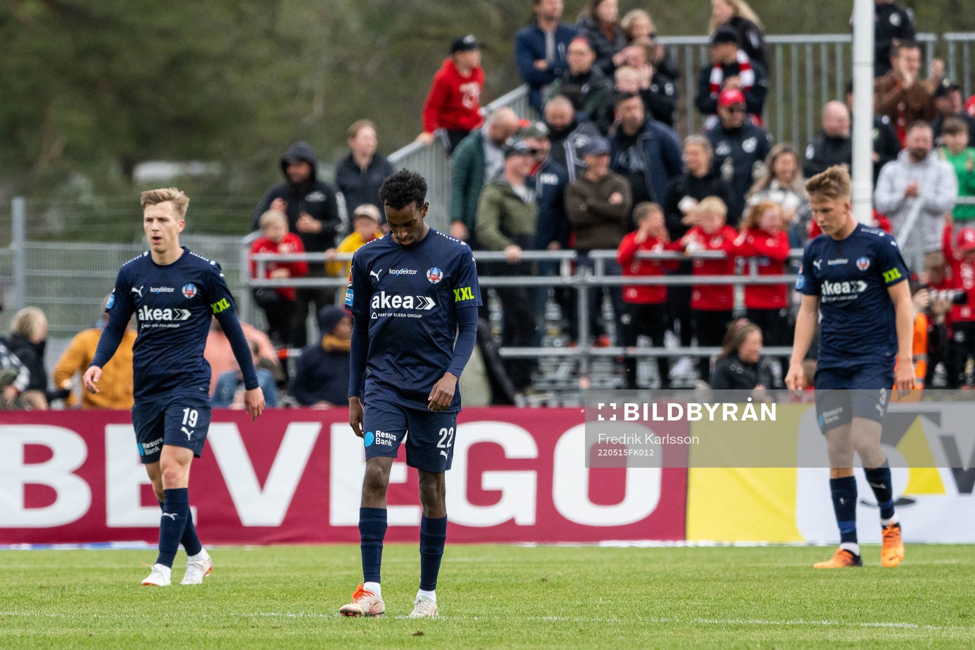 Helsingborgs Lucas Lingman, Taha Ali och Casper Widell
