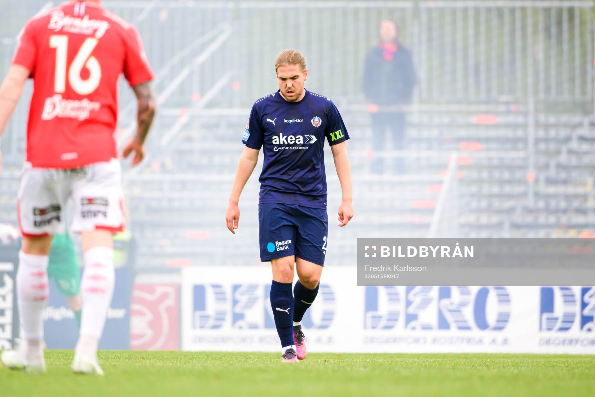 Helsingborgs Charlie Weberg deppar