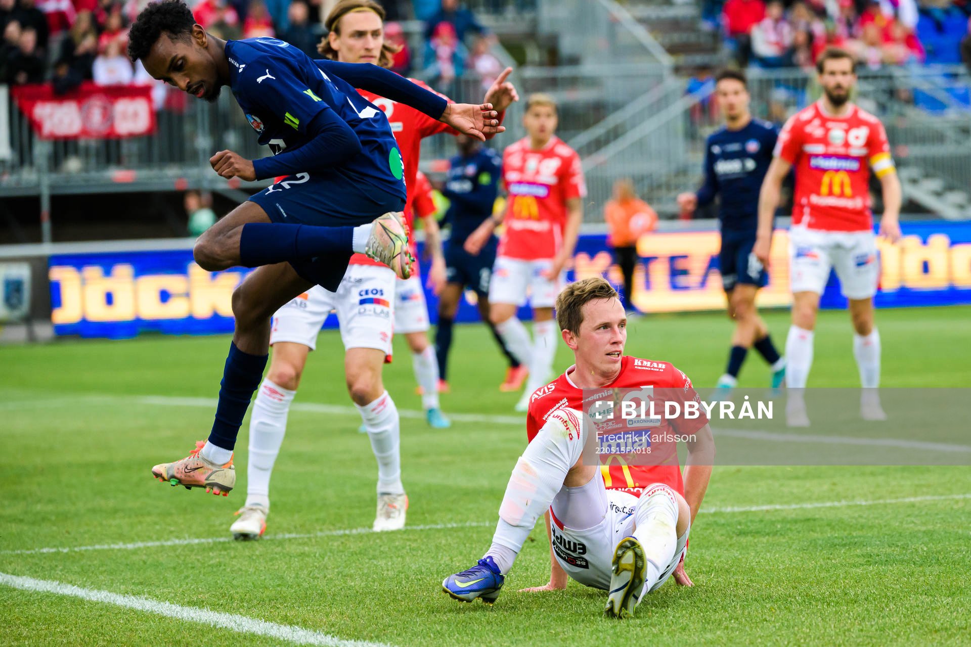Helsingborgs Taha Ali och Degerfors Erik Lindell