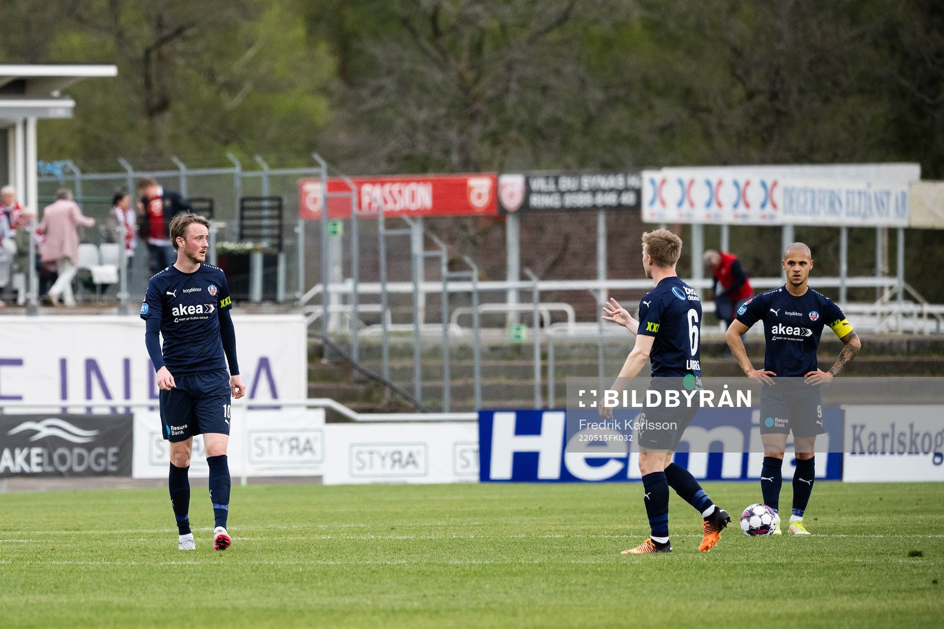 Helsingborgs Rasmus Jönsson, Andreas Landgren och Anthony