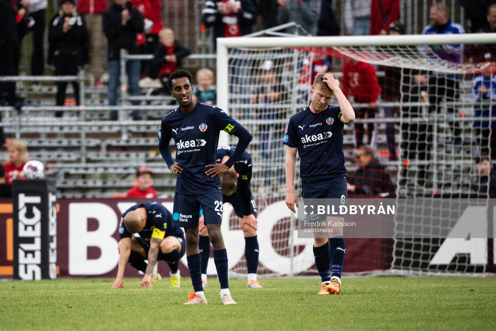 Helsingborgs Taha Ali och Andreas Landgren deppar