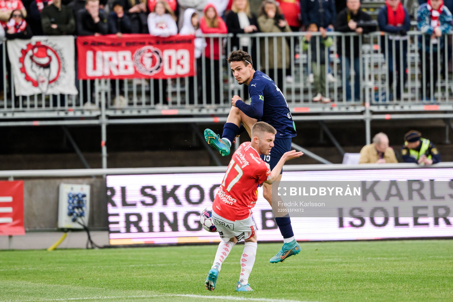 Helsingborgs Assad Al Hamlawi och Degerfors Anton Kralj