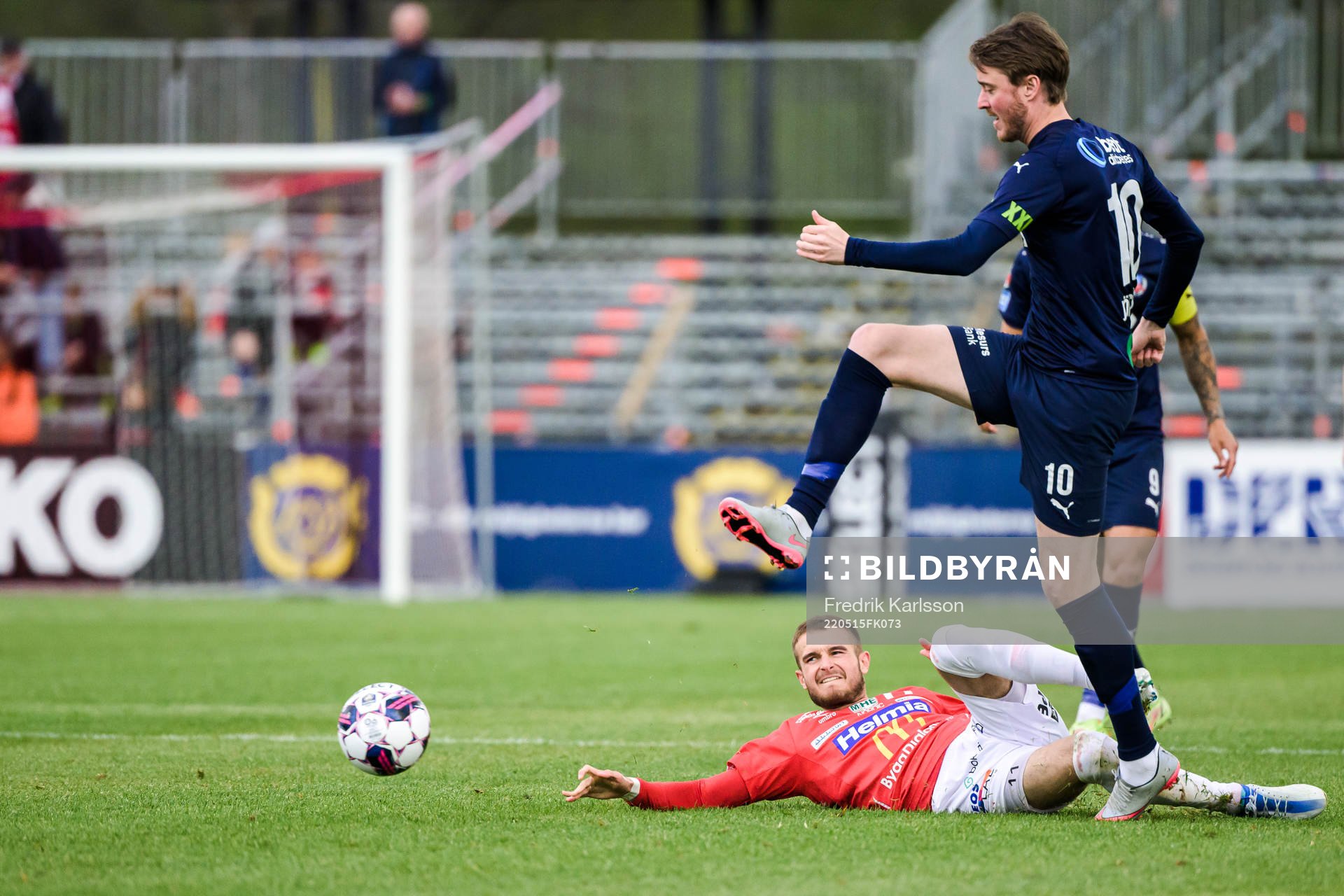 Degerfors Christos Gravius och Helsingborgs Rasmus Jönsson