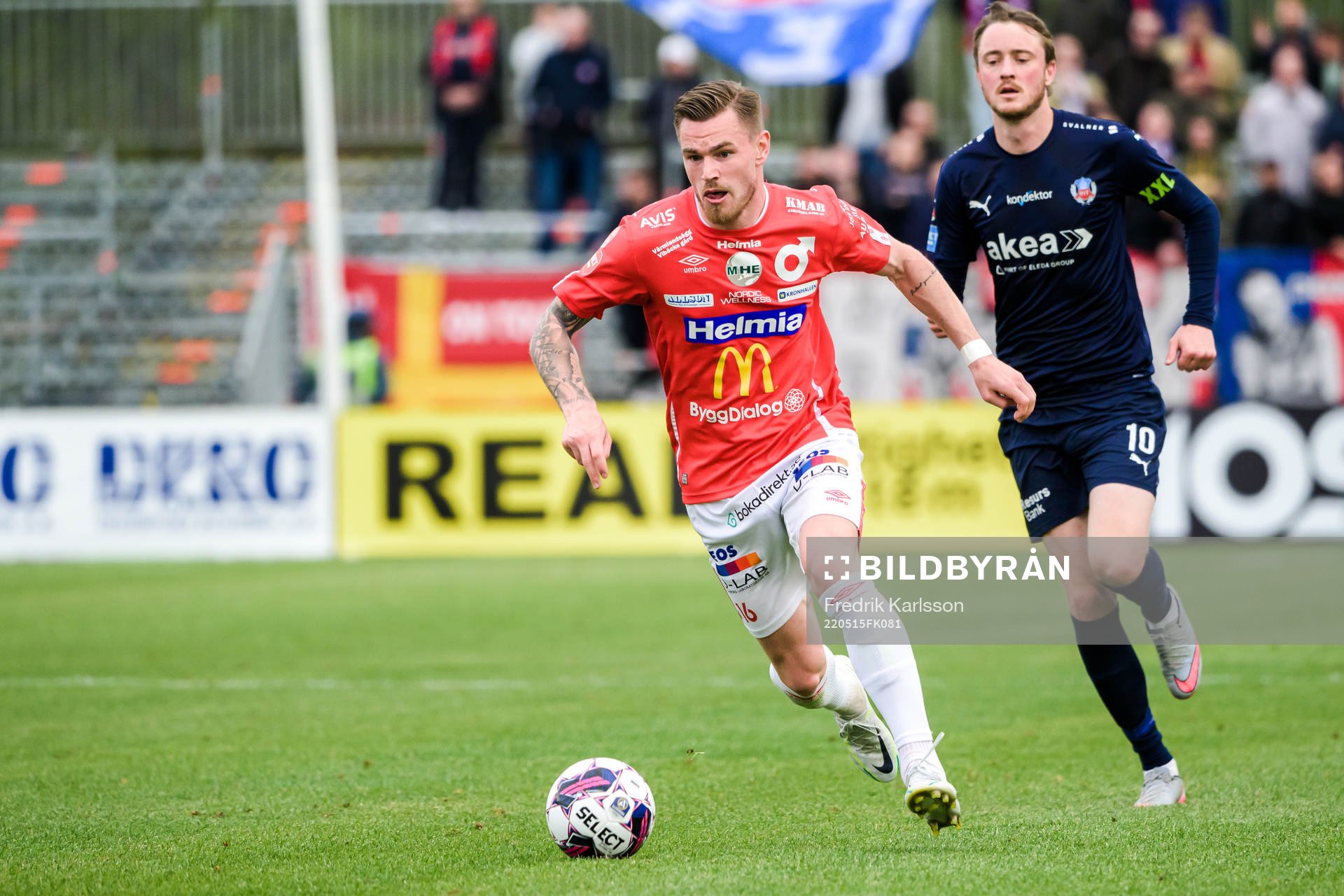 Degerfors Rasmus Örqvist och Helsingborgs Rasmus Jönsson