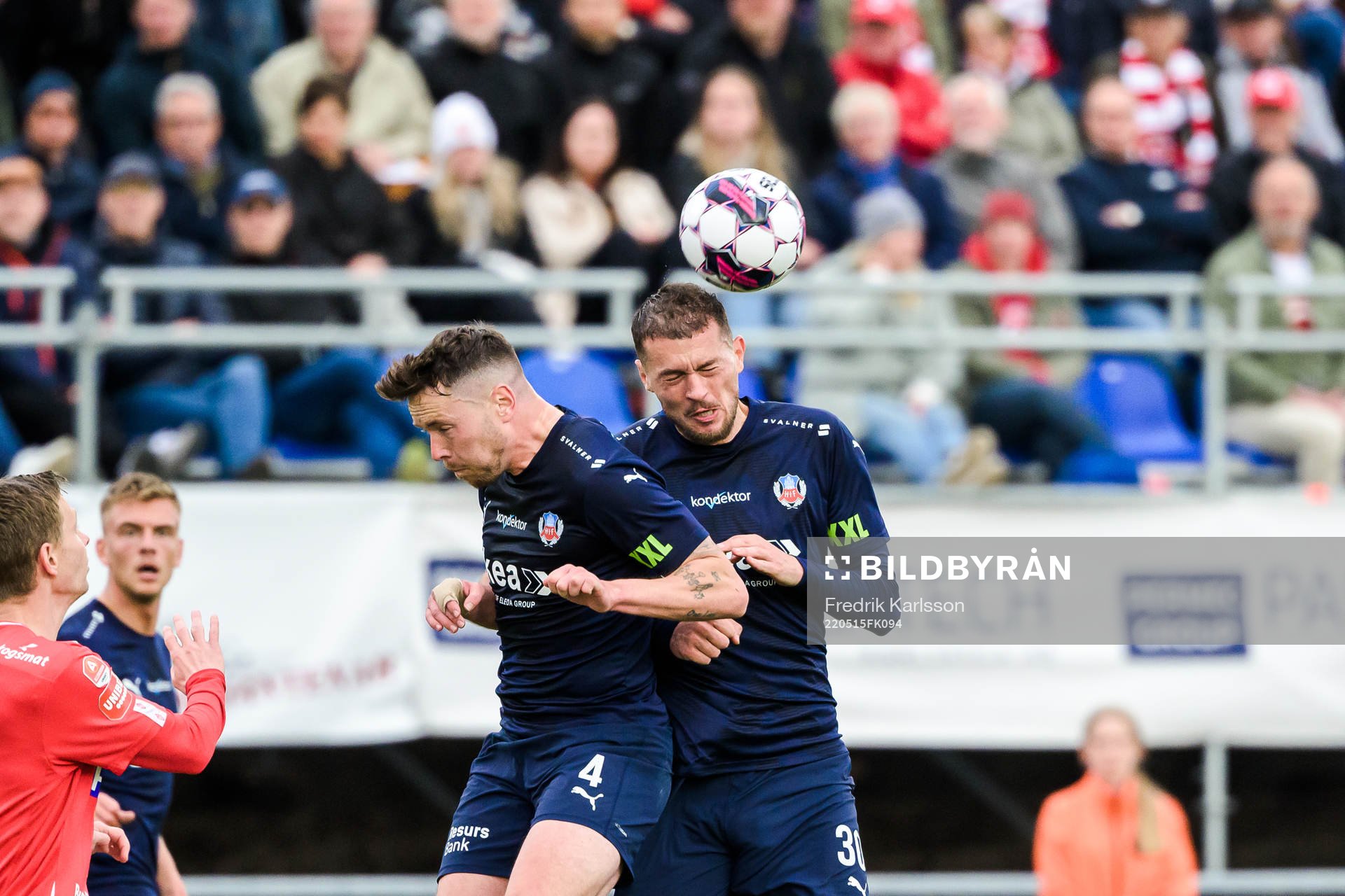 Helsingborgs Viljormur Davidsen och Albert Ejupi