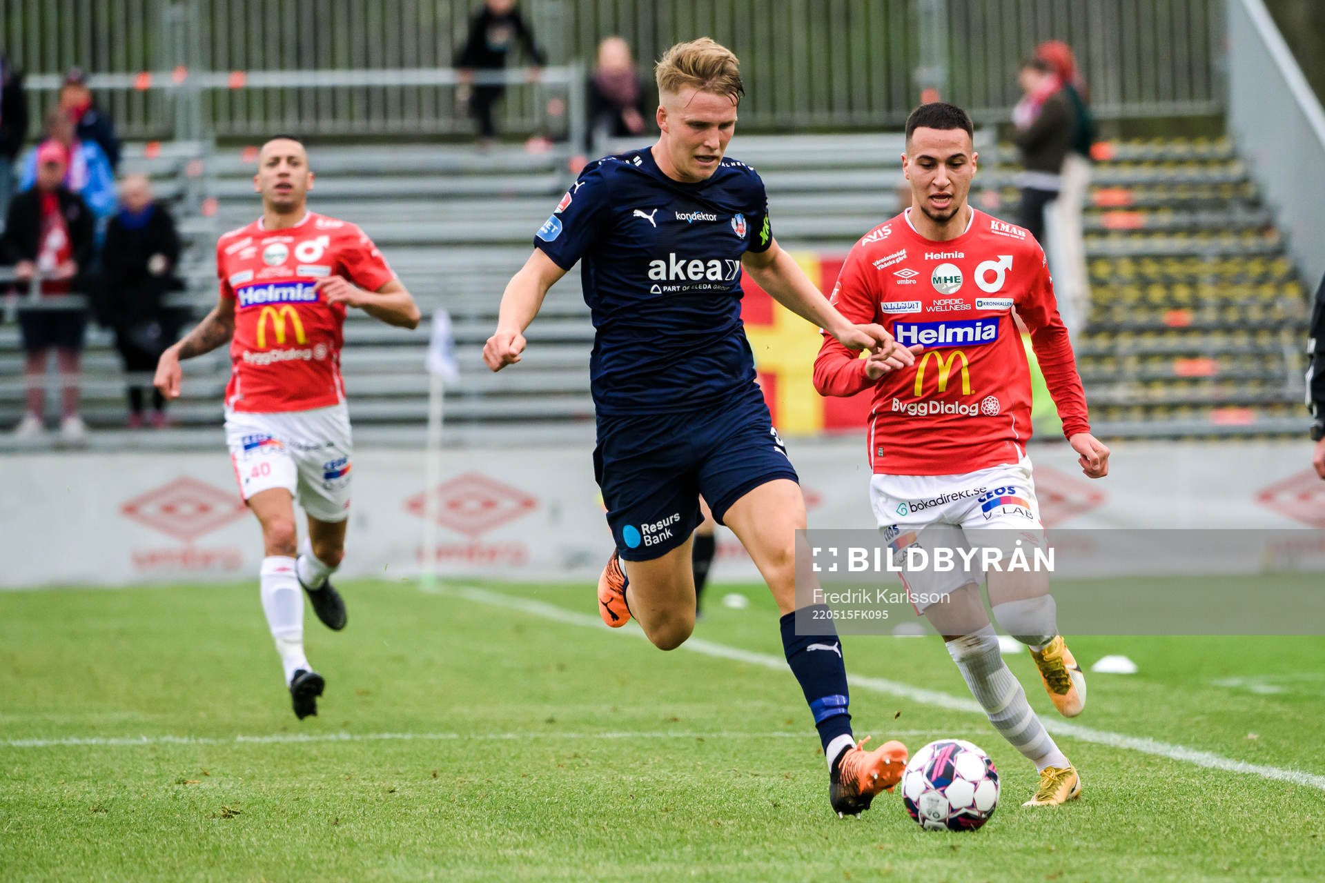 Helsingborgs Casper Widell och Degerfors Abdelrahman Saidi
