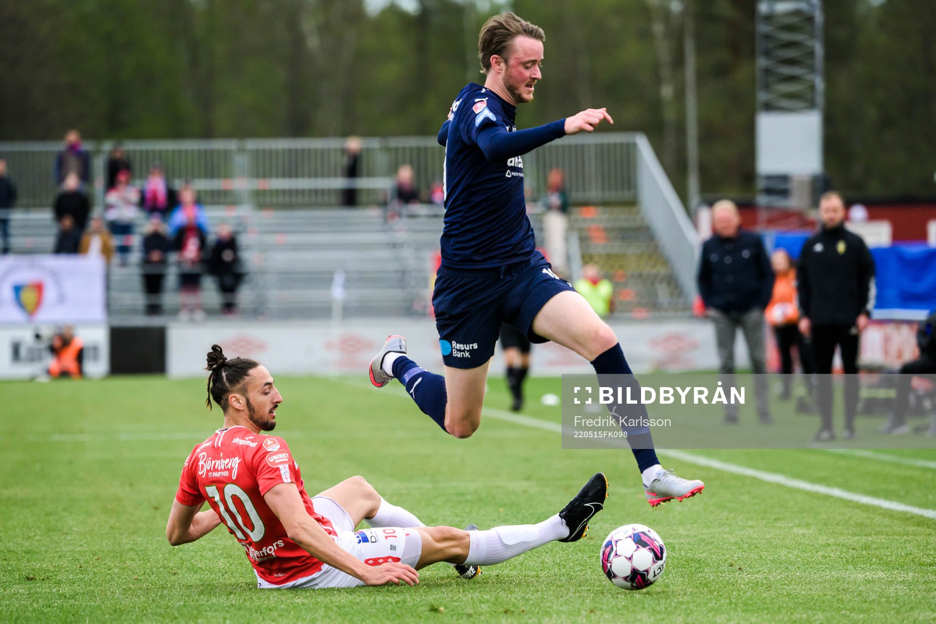 Degerfors Dijan Vukojević och Helsingborgs Rasmus Jönsson