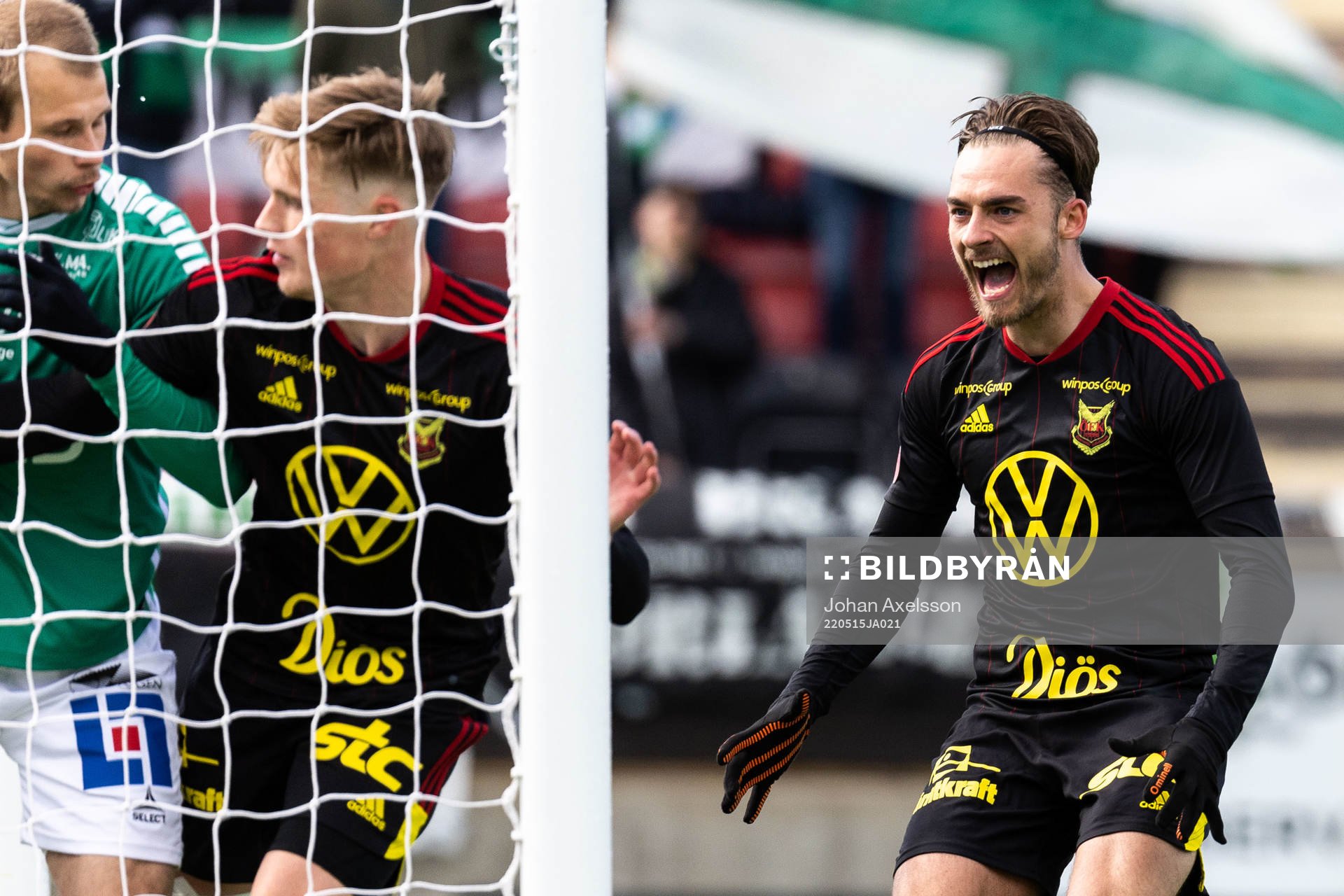 Östersunds Felix Hörberg jublar