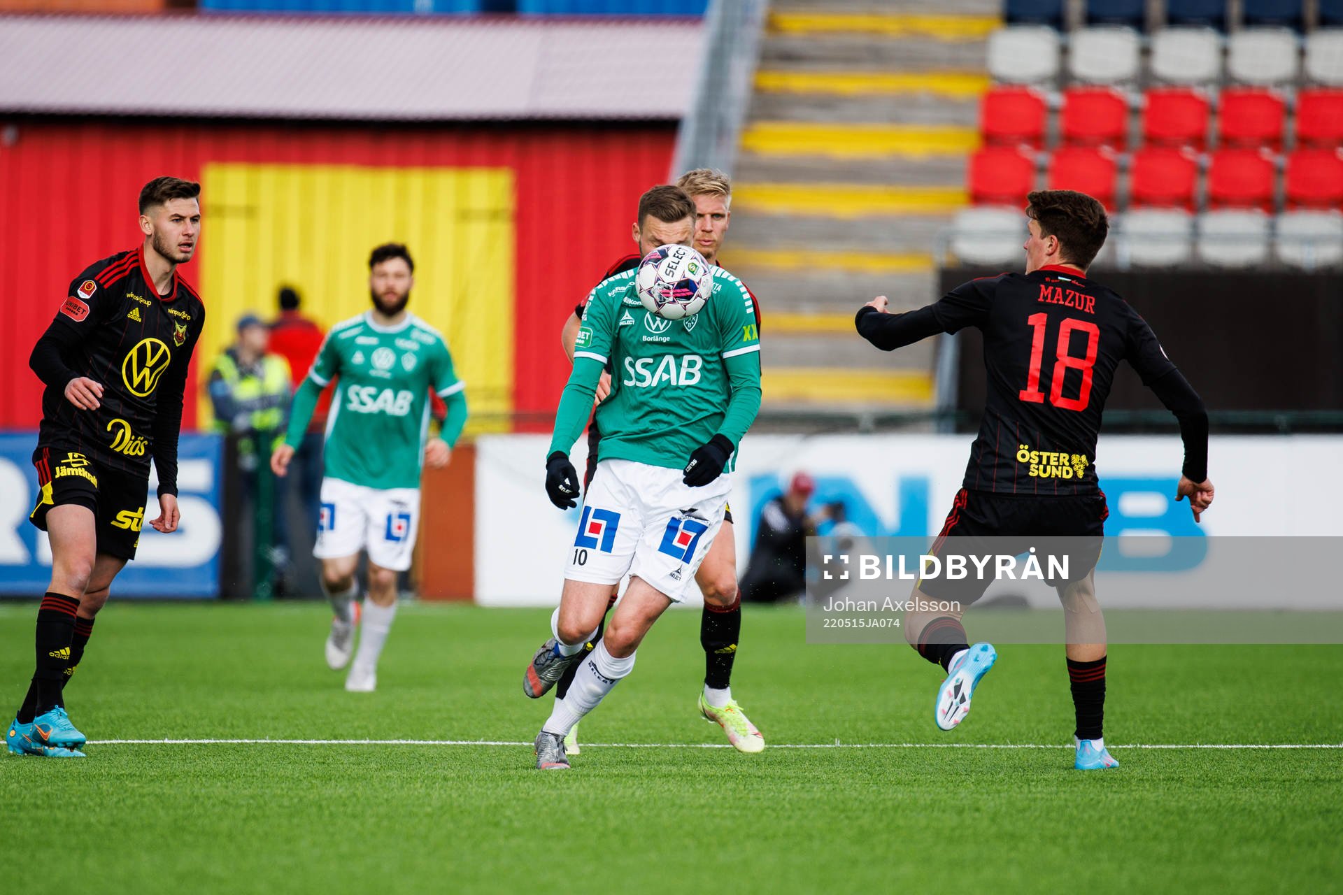 Brages Niklas Söderberg bunder fotbollsmatchen i