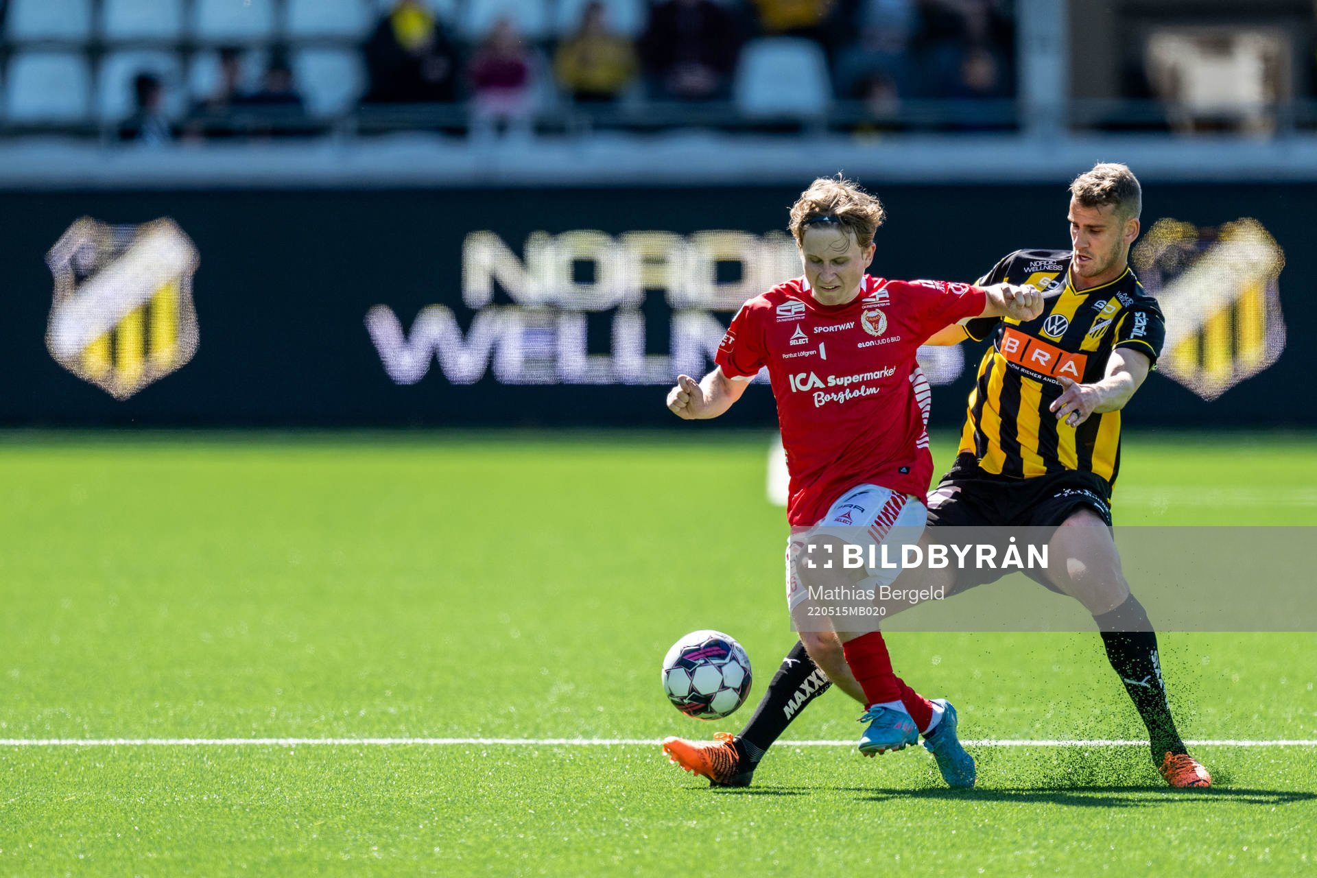 Kalmars Victor Backman och Häckens Johan Hammar