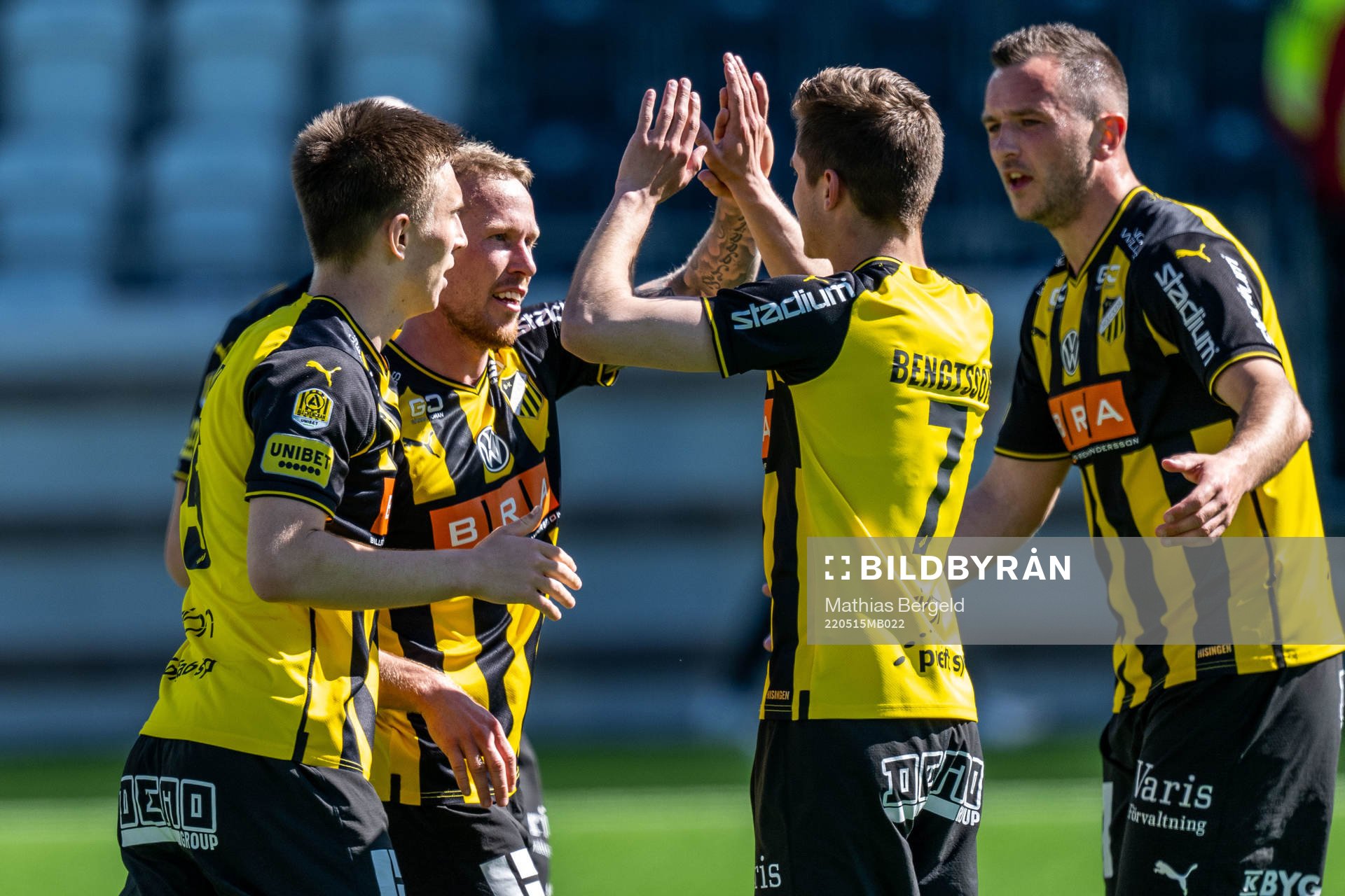 Häckens Mikkel Rygaard Jensen jublar
