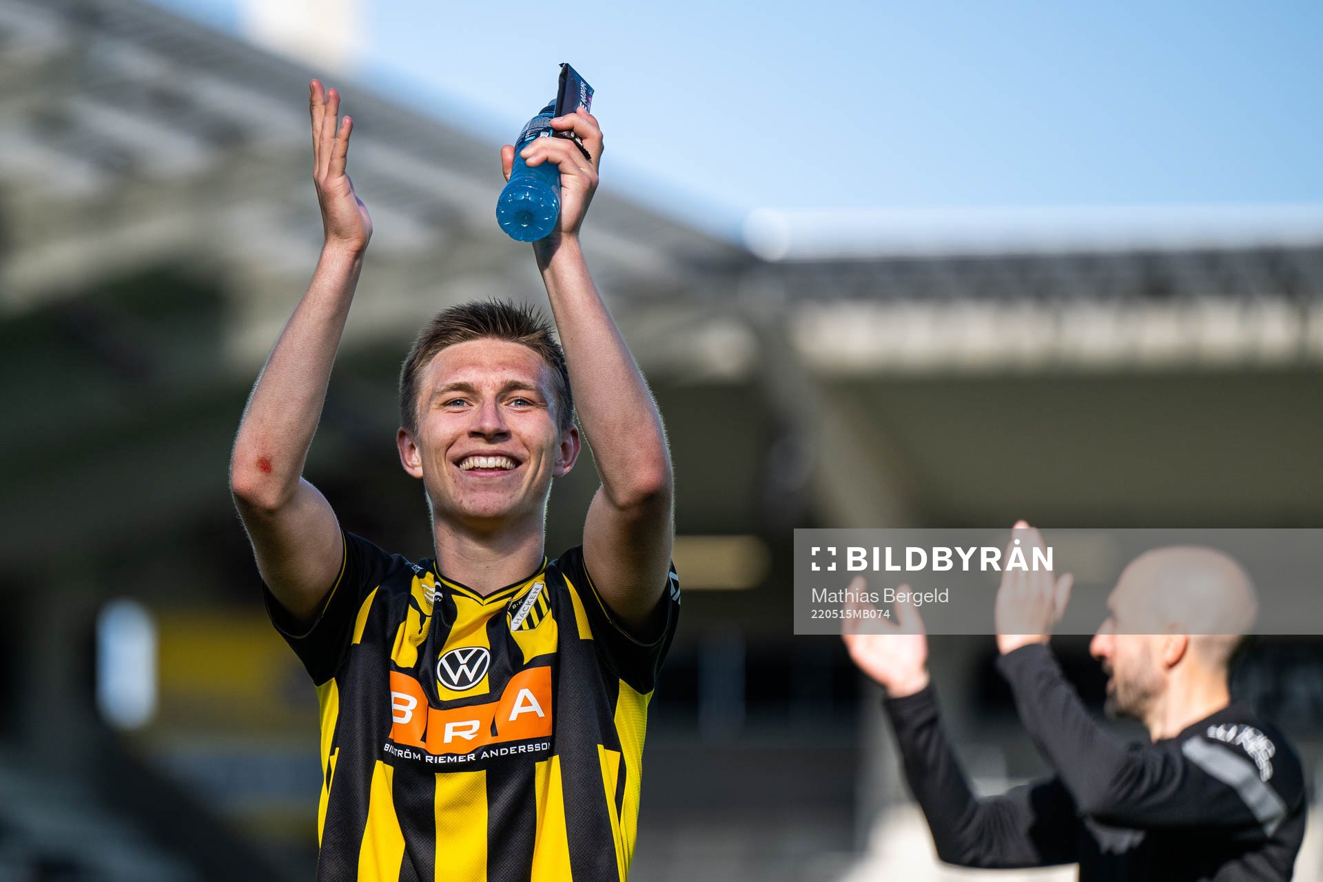 Häckens Kristoffer Lund Hansen jublar