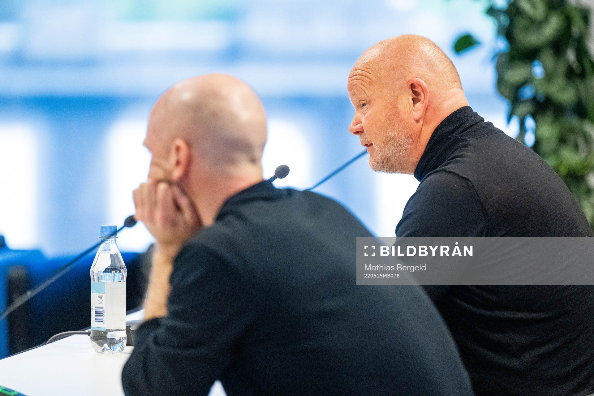 Kalmars tränare Henrik Rydström och Häckens tränare