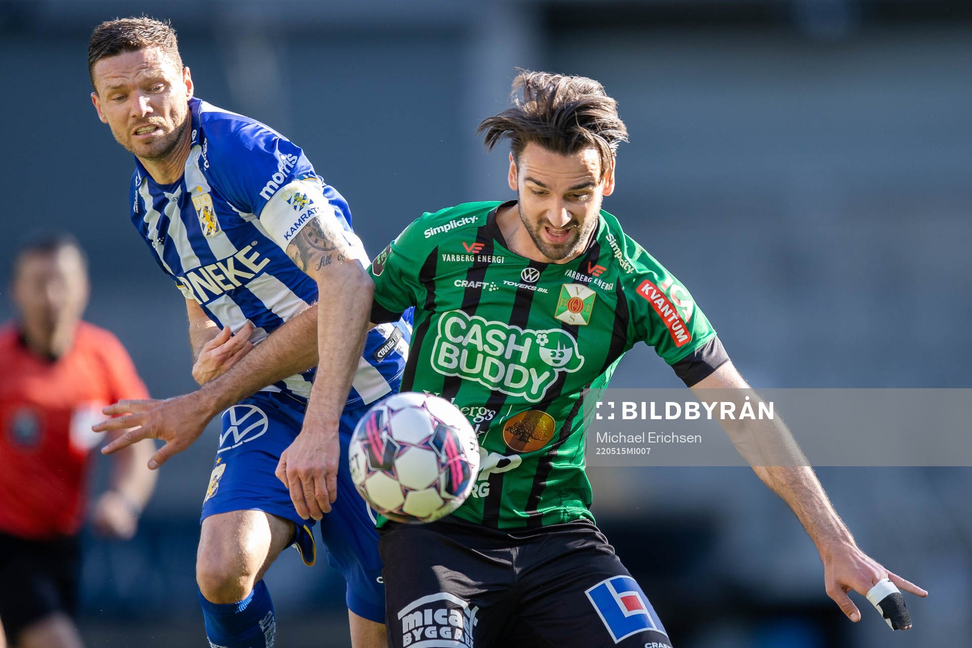 IFK Göteborgs Marcus Berg och Varbergs Oliver Stanisic