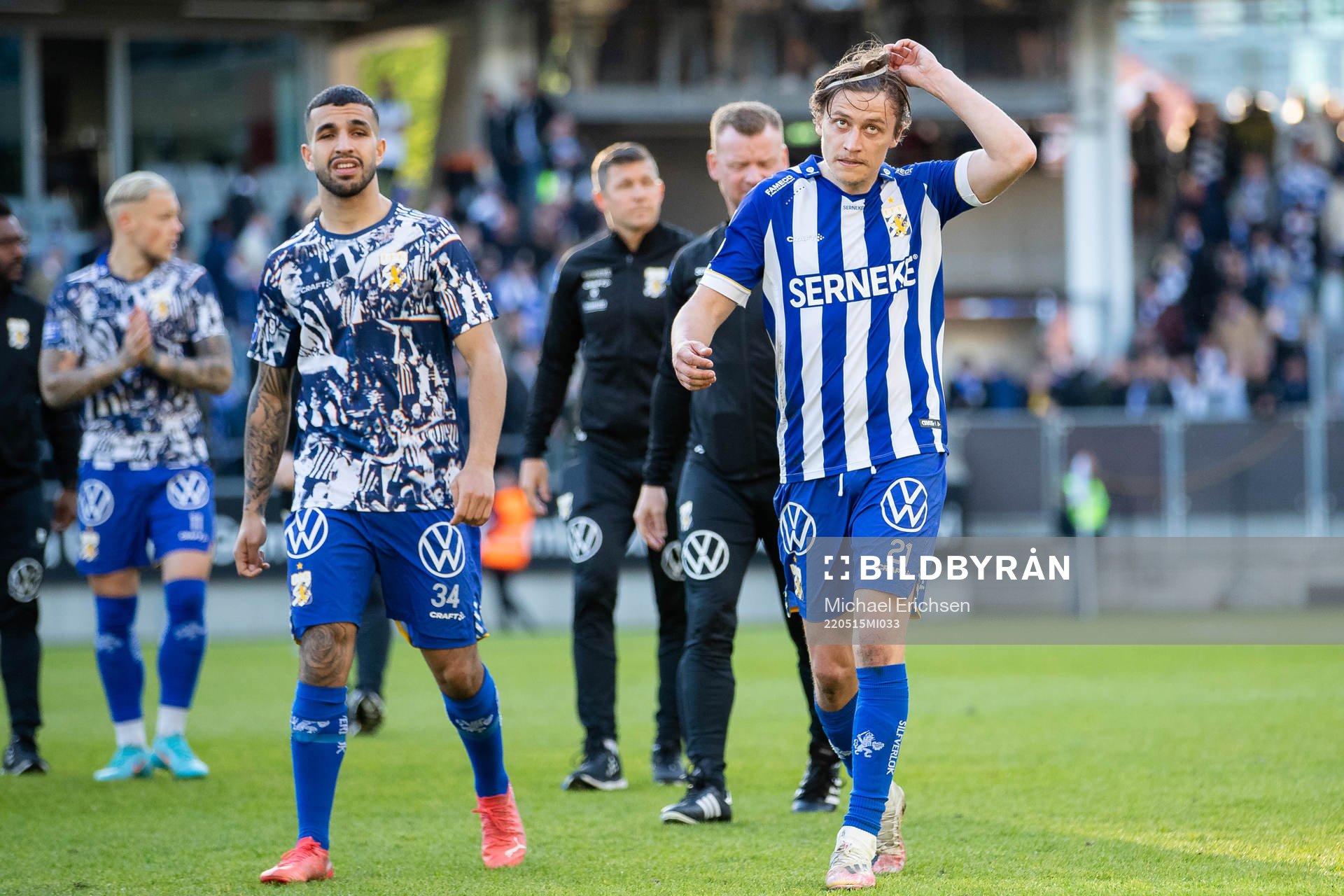 IFK Göteborgs Simon Thern deppar