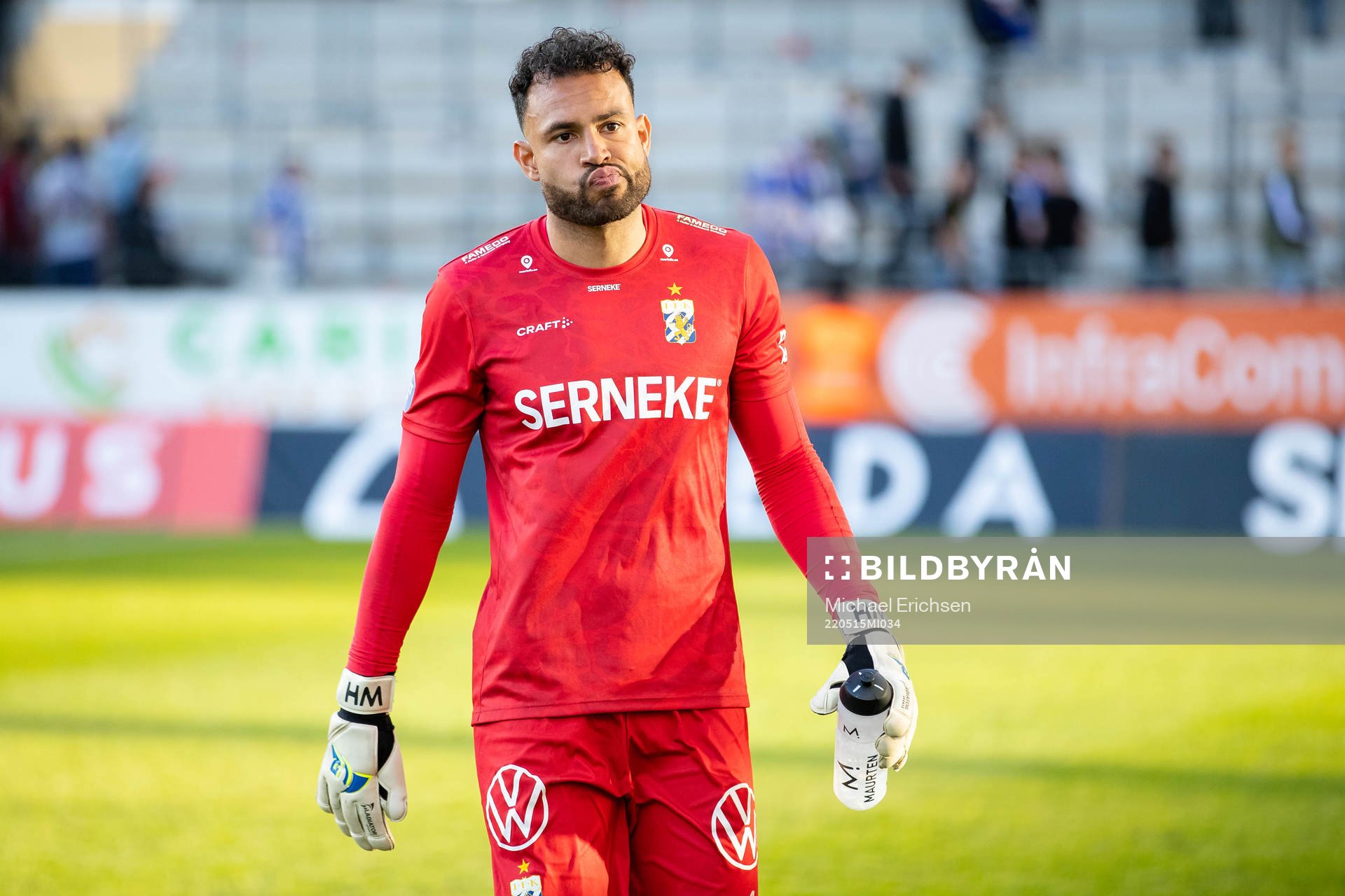 IFK Göteborgs målvakt Warner Hahn deppar
