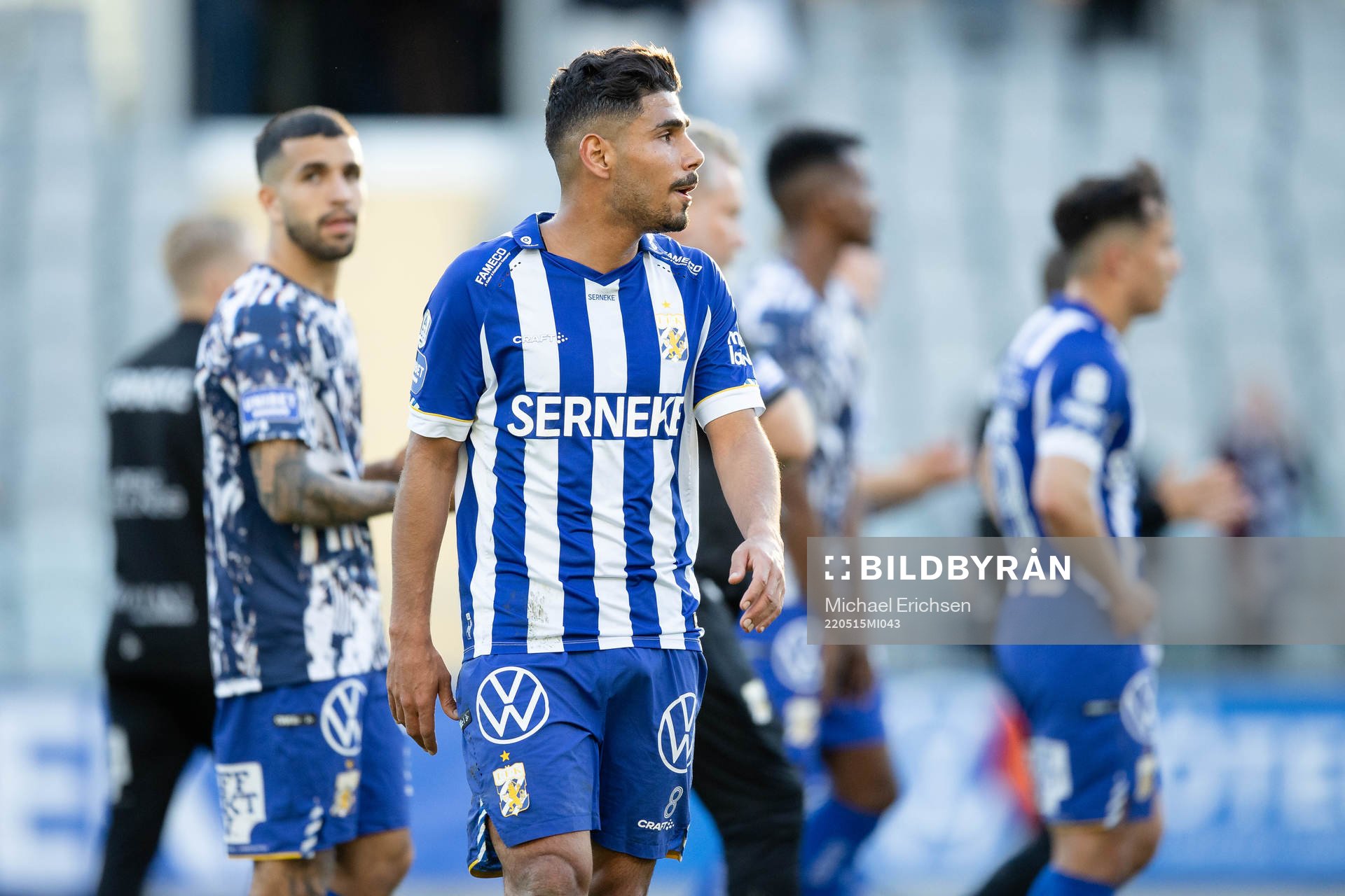 IFK Göteborgs Hosam Aiesh deppar