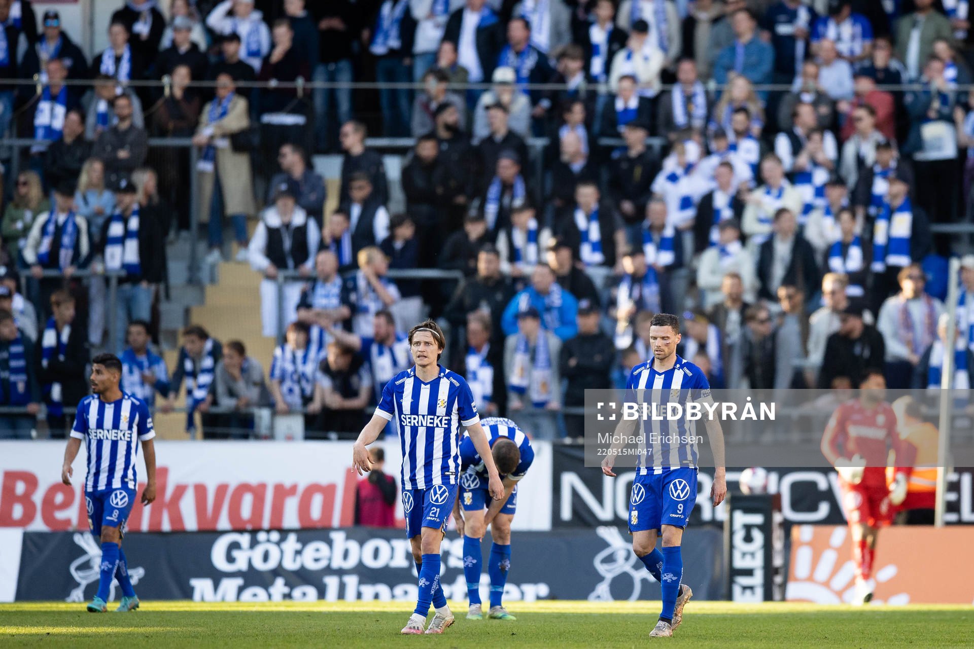 IFK Göteborgs Simon Thern och Marcus Berg deppar