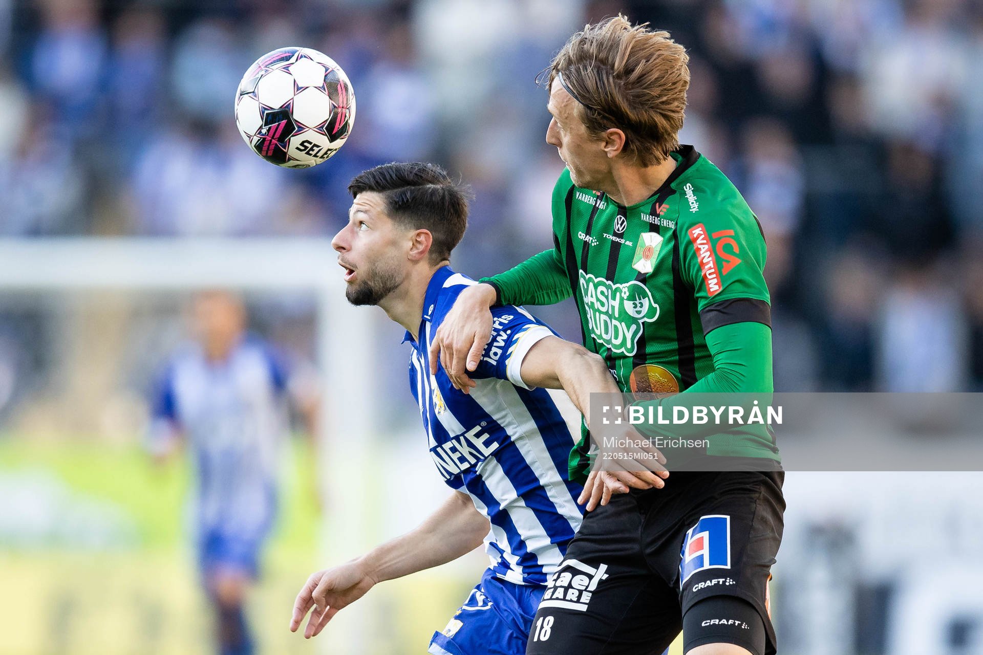IFK Göteborgs Kevin Yakob och Varbergs Joakim Lindner