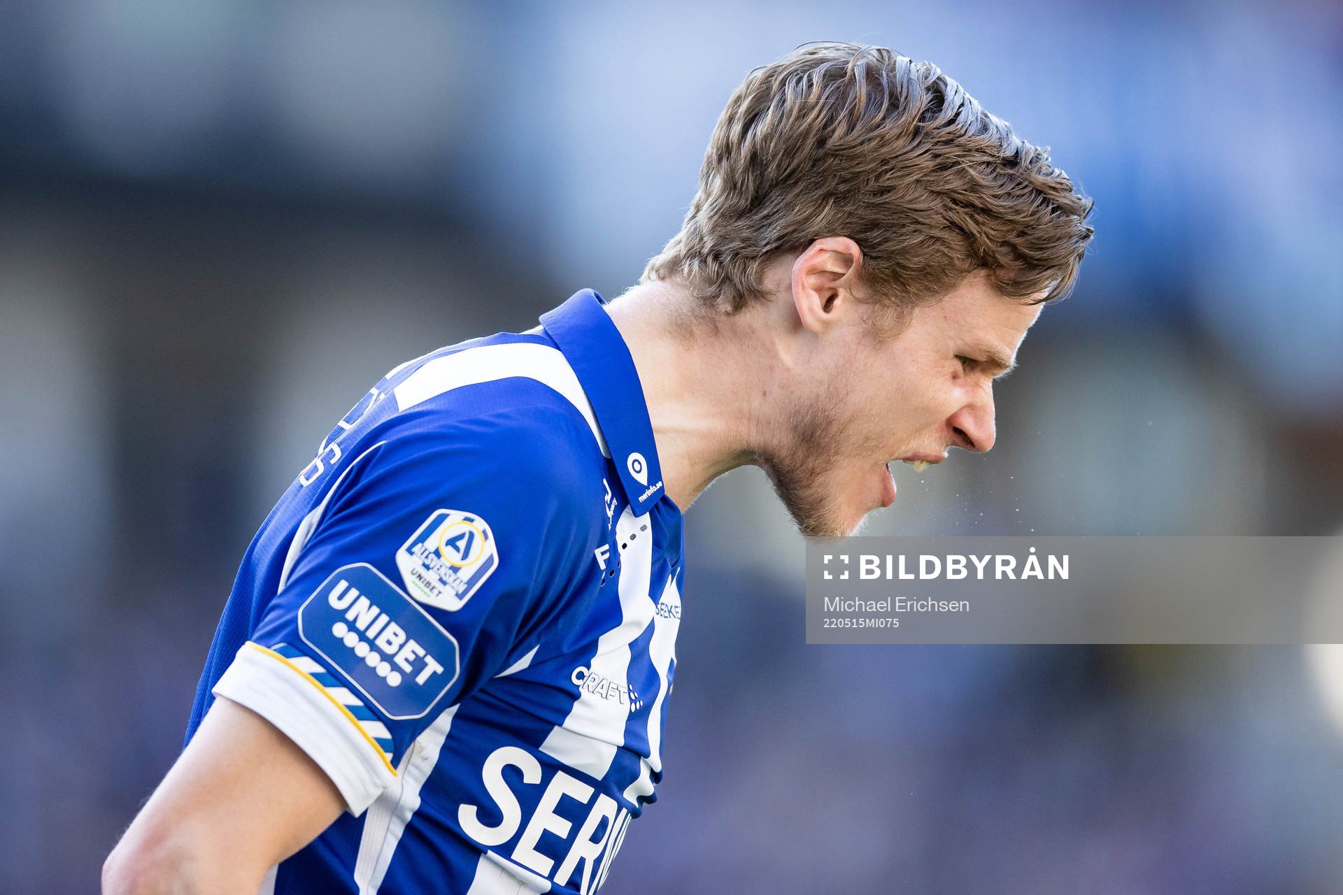 IFK Göteborgs Gustaf Norlin reagerar