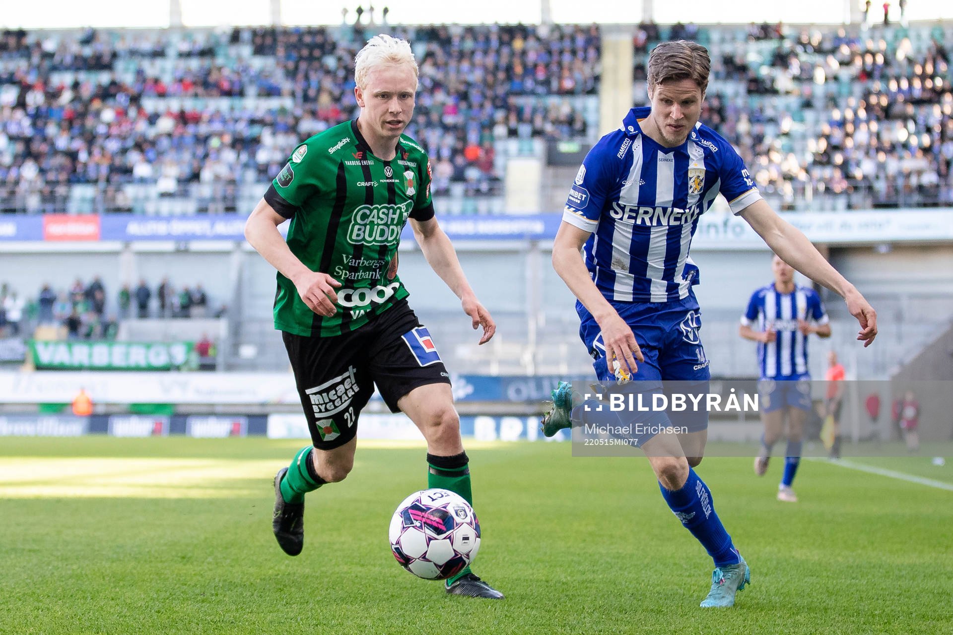 Varbergs André Boman och IFK Göteborgs Gustaf Norlin