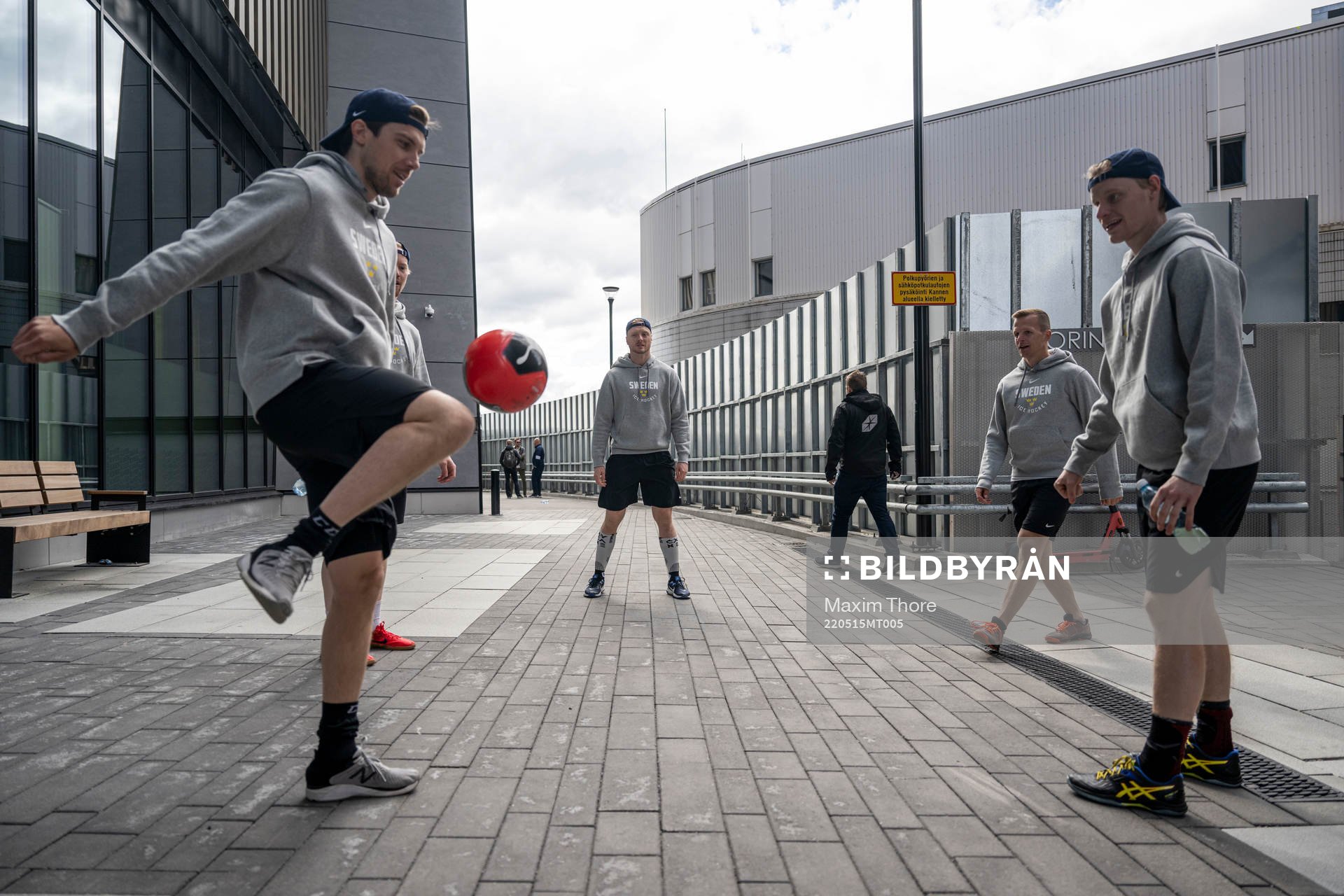 Henrik Tömmernes, Carl Klingberg and Max Friberg of Sweden