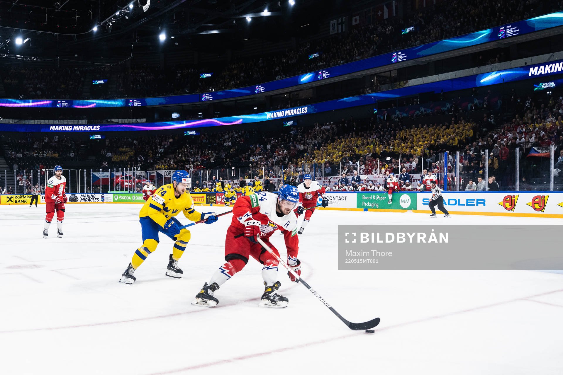Rasmus Asplund of Sweden and Jan Scotka of Czech Republic
