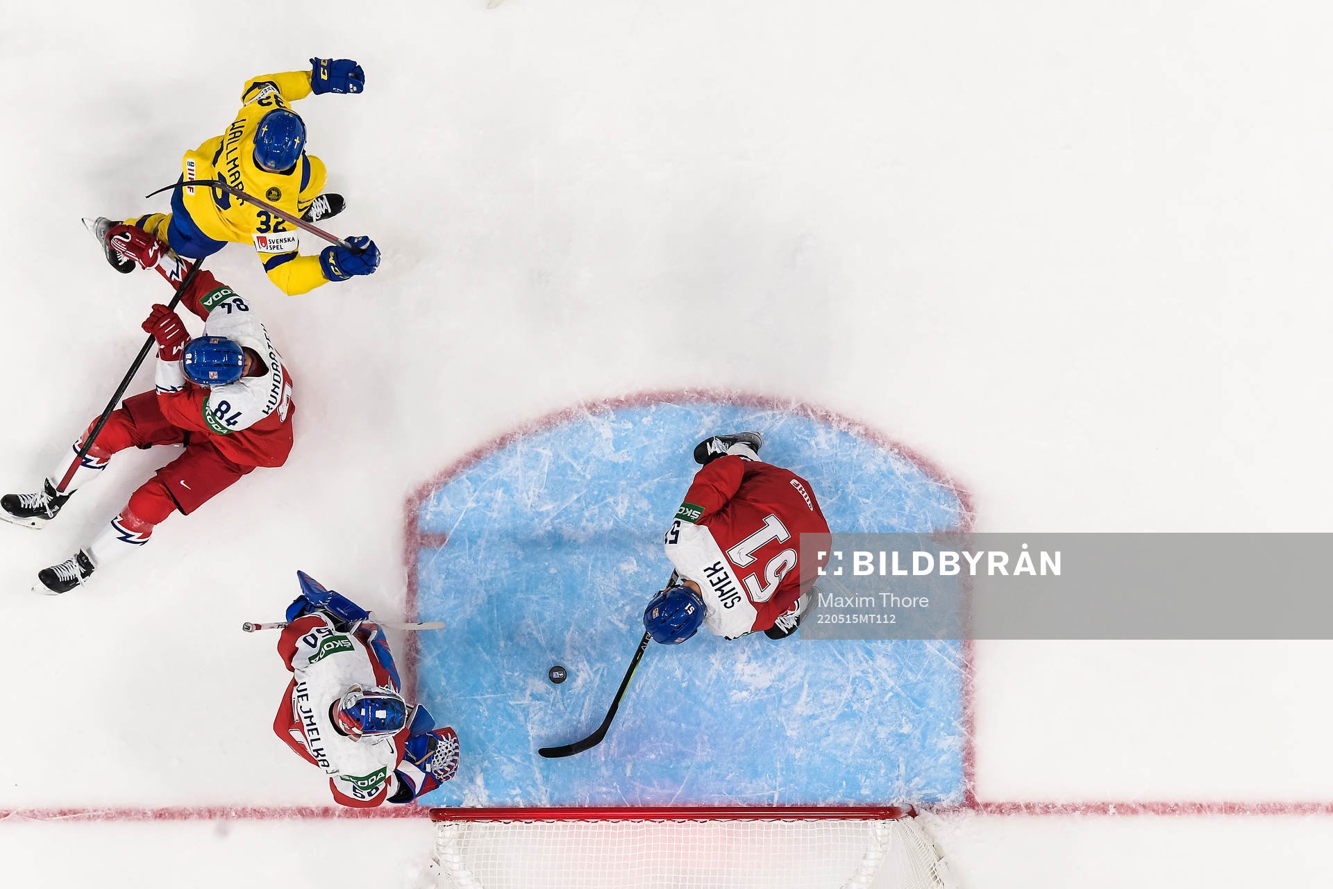 Lucas Wallmark of Sweden celebrates