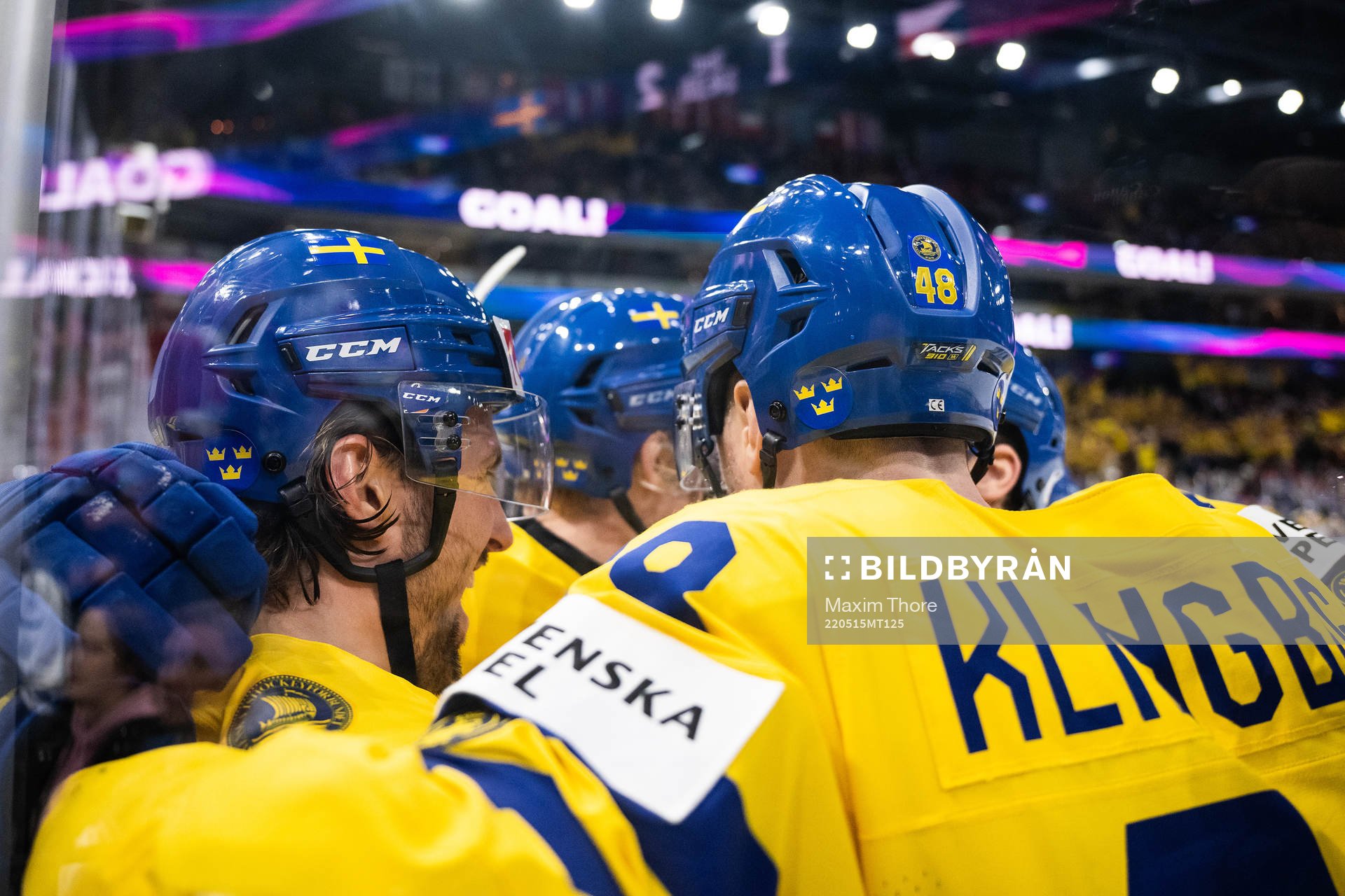 Mathias Bromé of Sweden celebrates