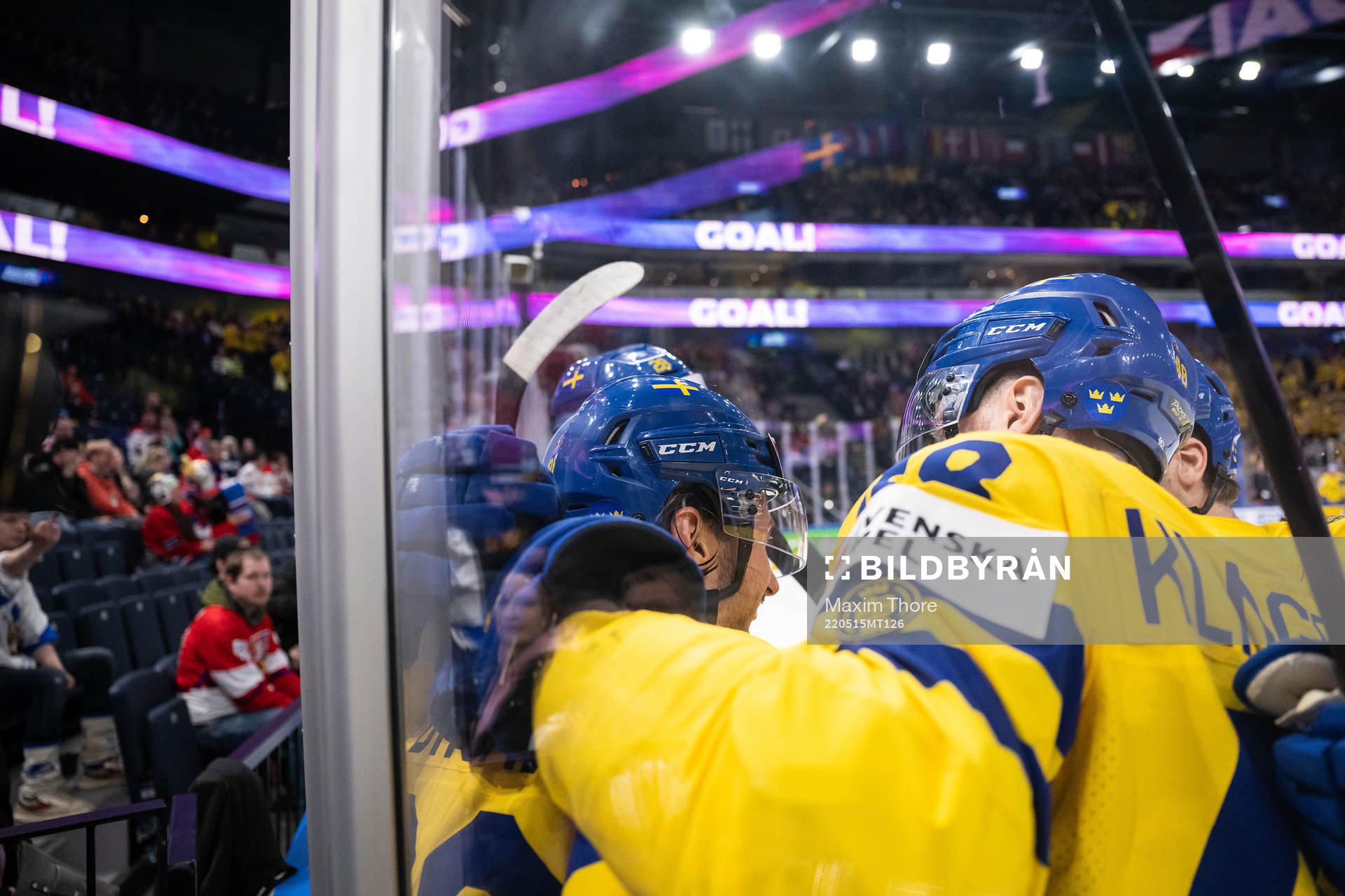 Mathias Bromé of Sweden celebrates