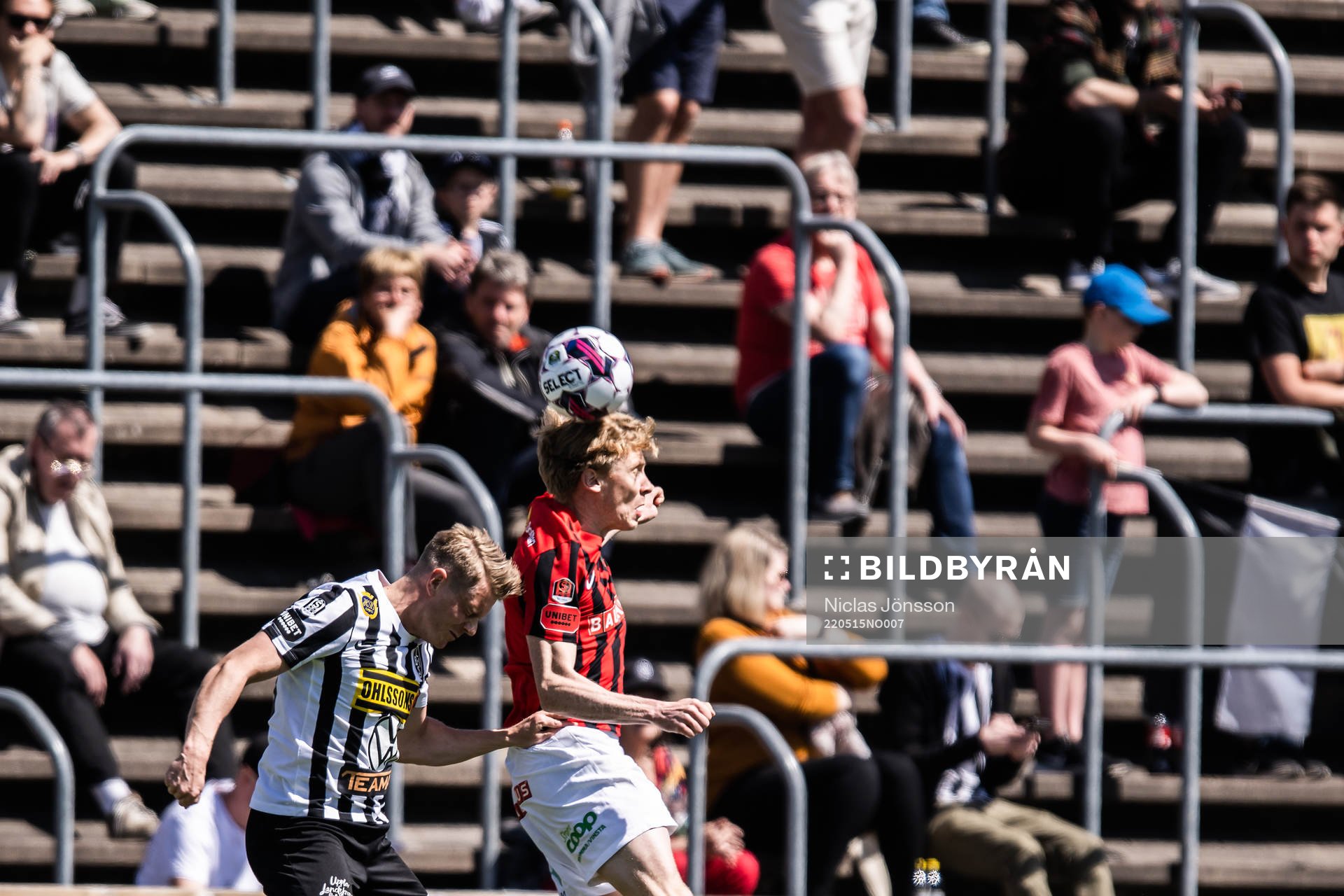 Landskronas Jacob Blixt och Brommapojkarnas Gustav Sandberg