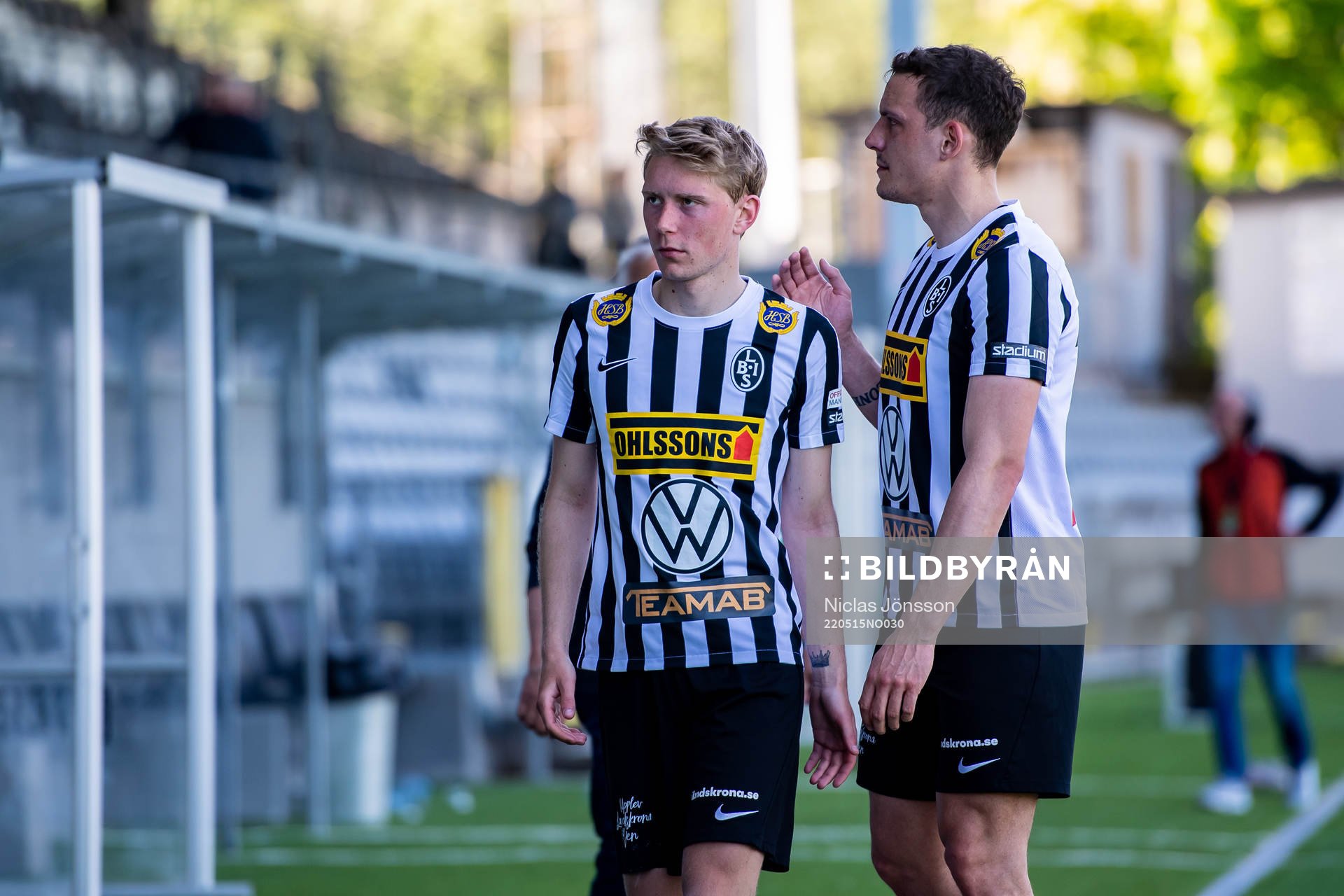 Landskronas Adam Egnell och Viktor Ekblom deppar