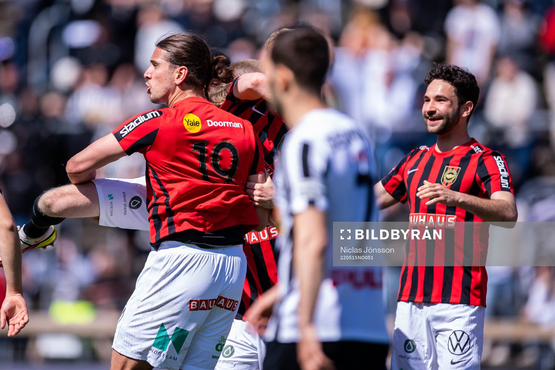 Brommapojkarnas Nikola Vasic jublar