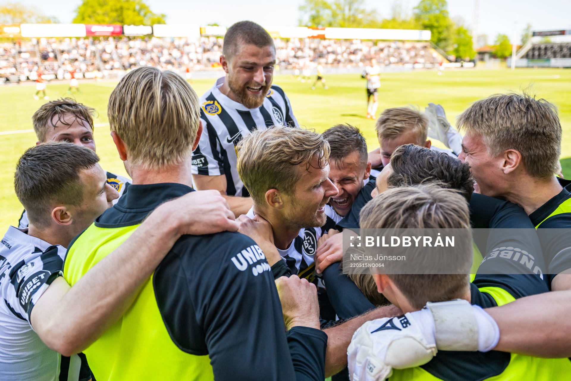 Landskronas Linus R Olsson jublar