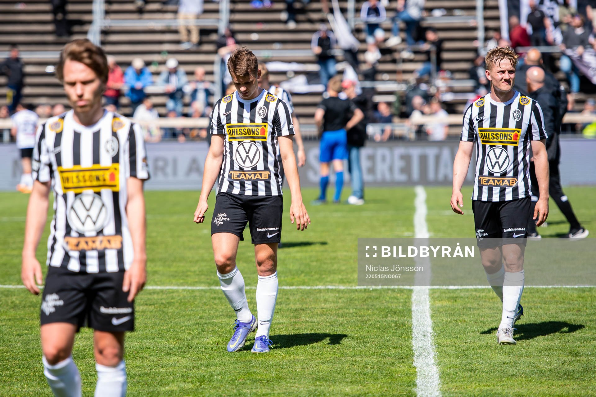 Landskronas Emil Jönsson och Jesper Strid deppar