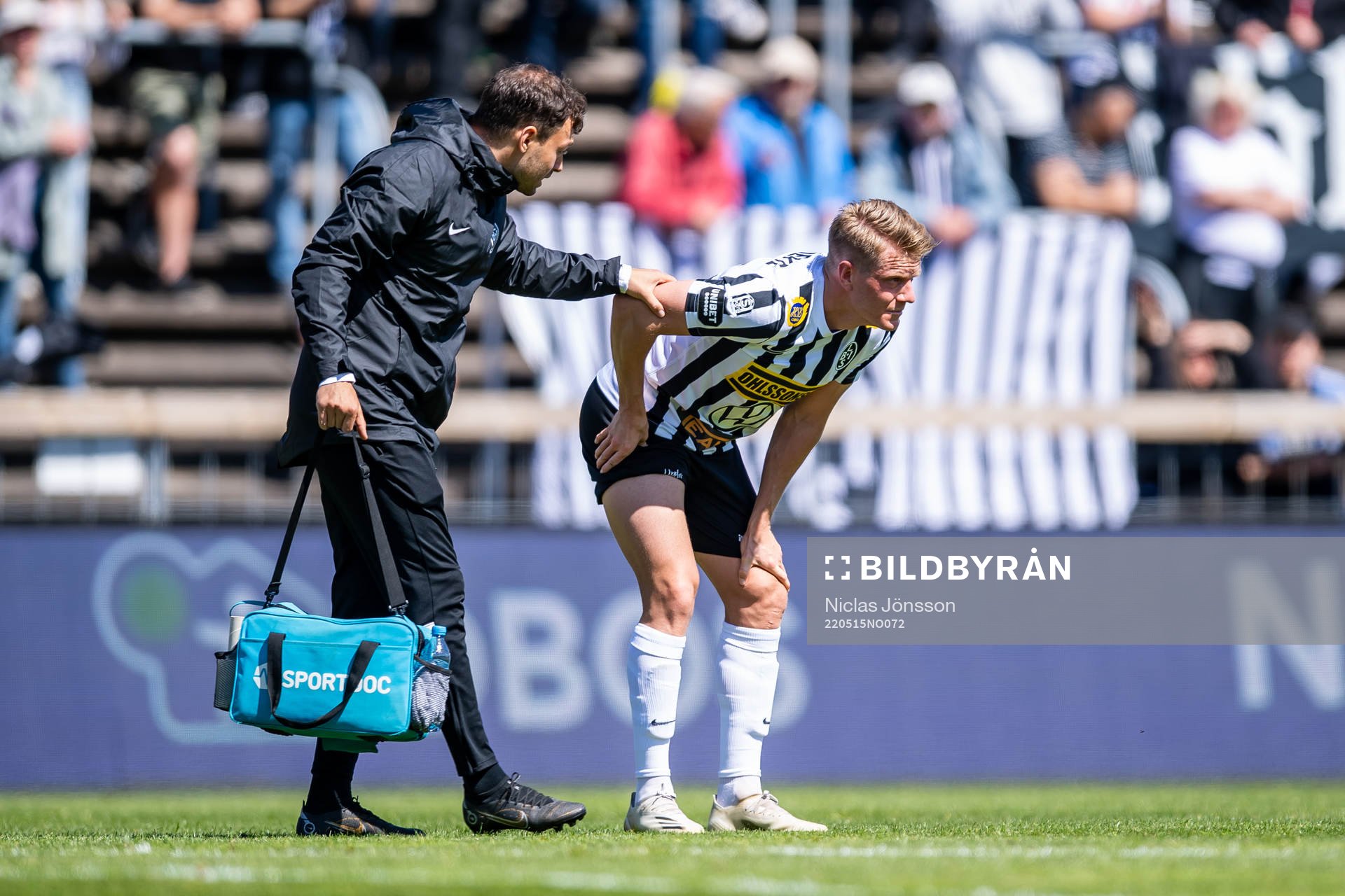 Landskronas Jacob Blixt får läkarvård