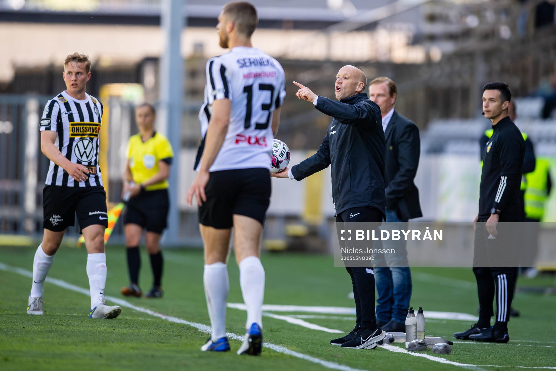 Landskronas tränare Billy Magnusson