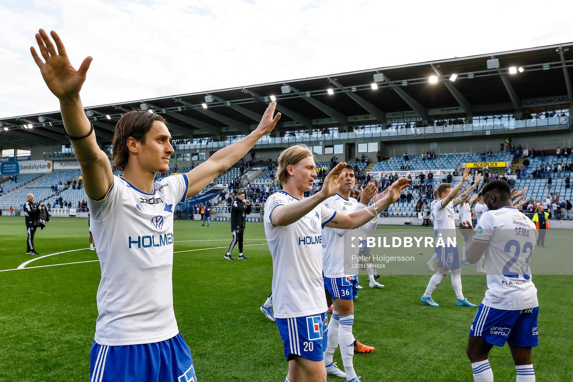 IFK Norrköpings Jonathan Levi jublar