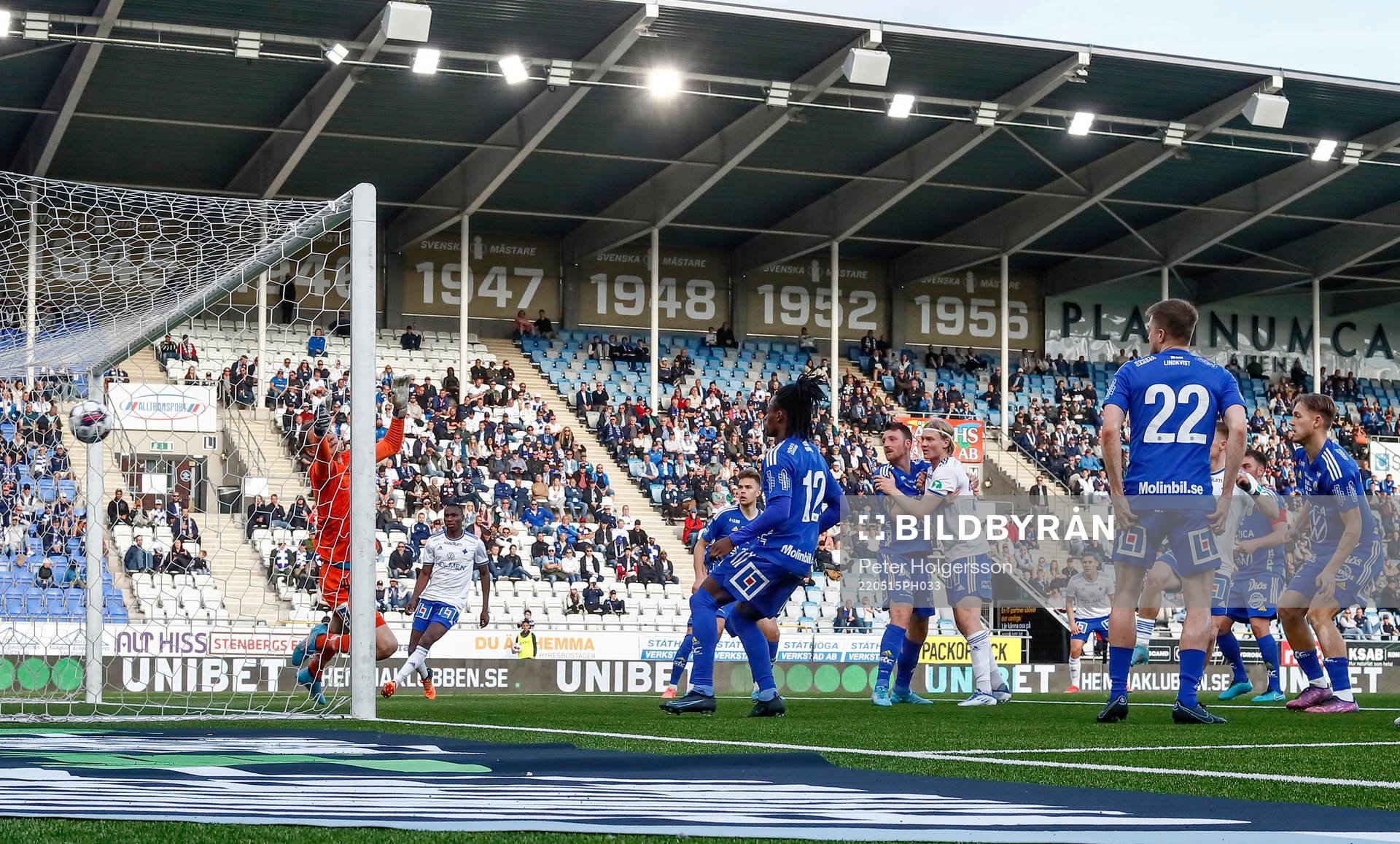 Mål 5-0 av IFK Norrköpings Jacob Ortmark förbi målvakt