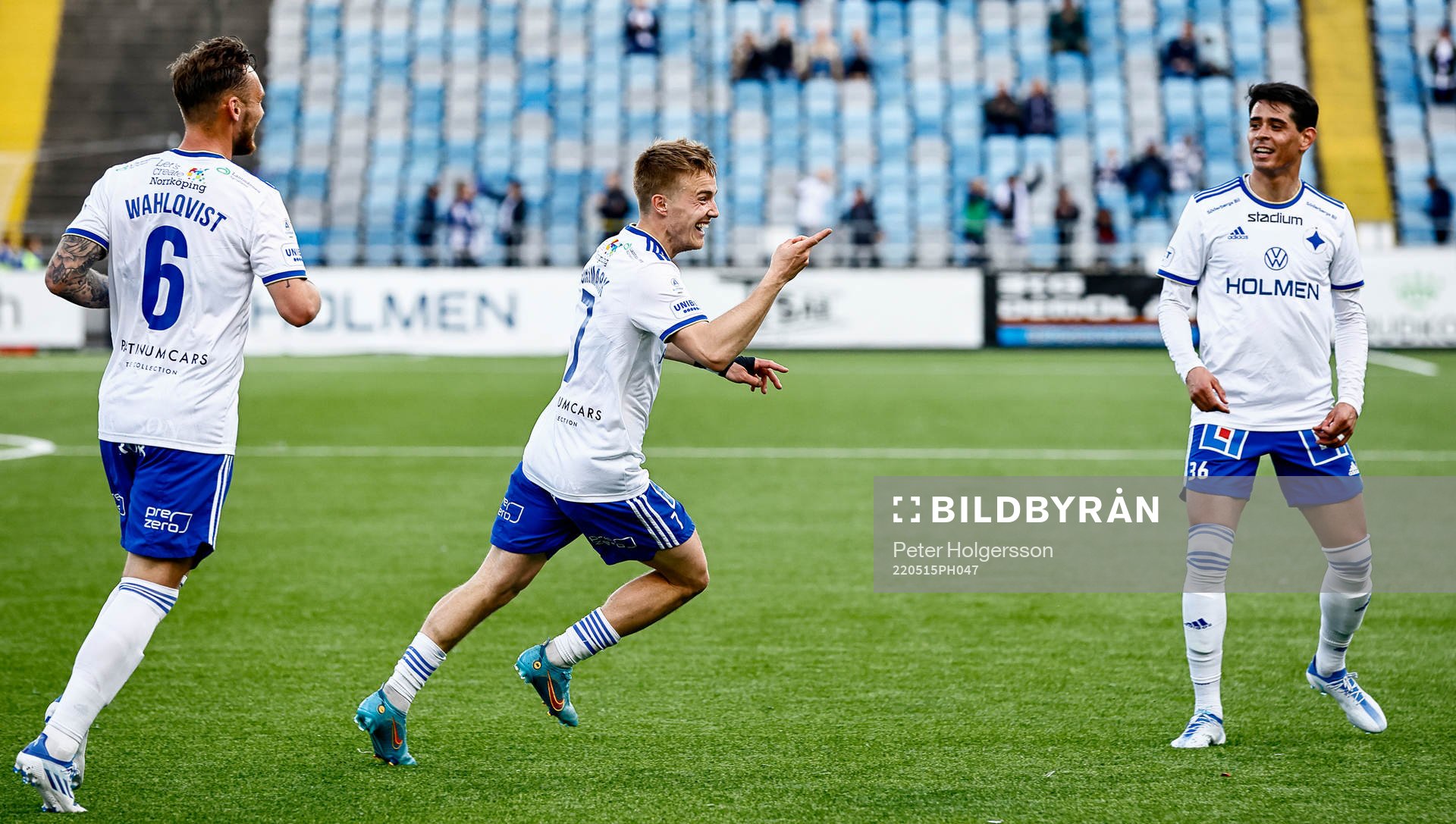 IFK Norrköpings Jacob Ortmark jublar