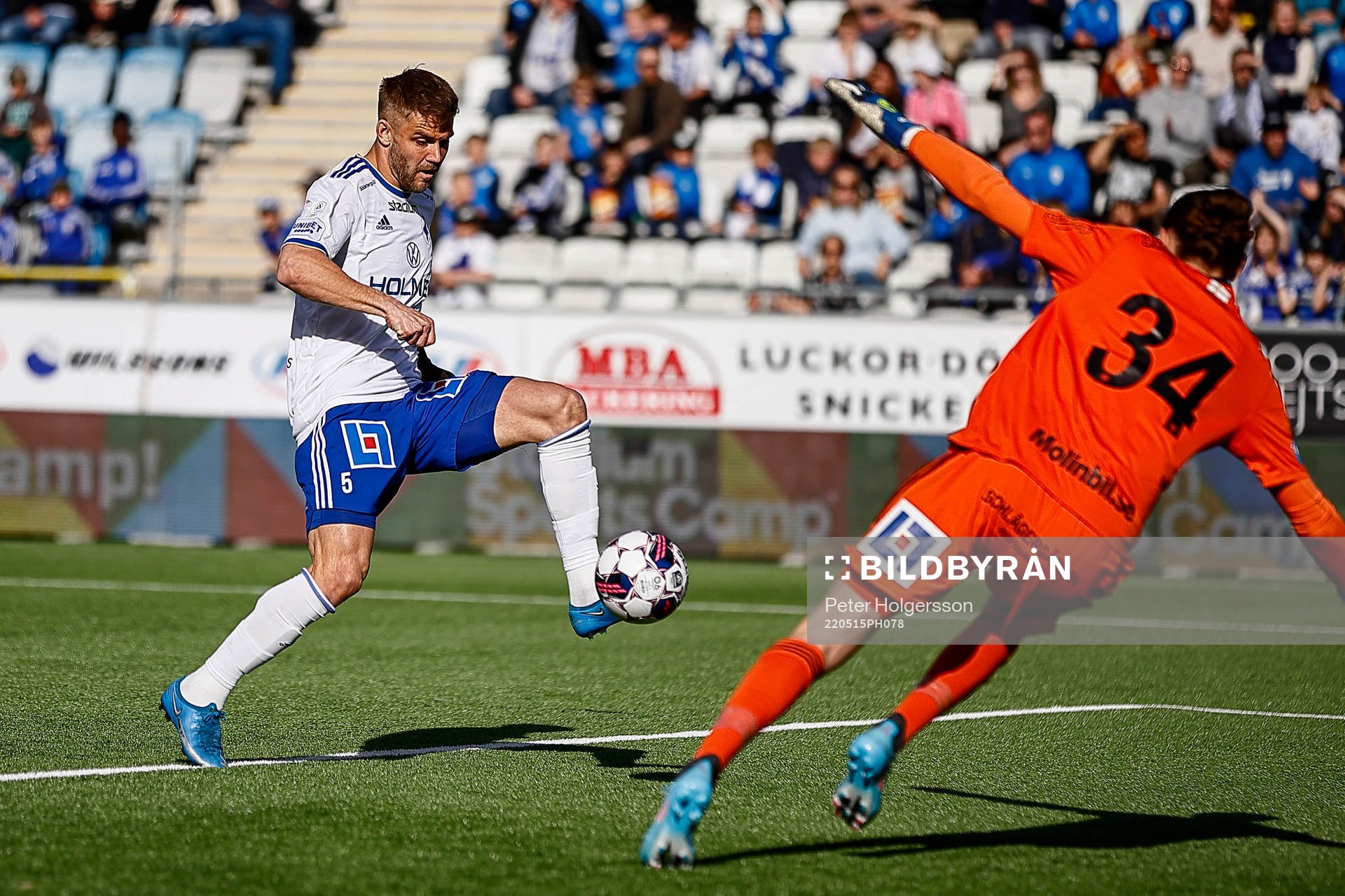 Mål 1-0 av IFK Norrköpings Christoffer Nyman förbi