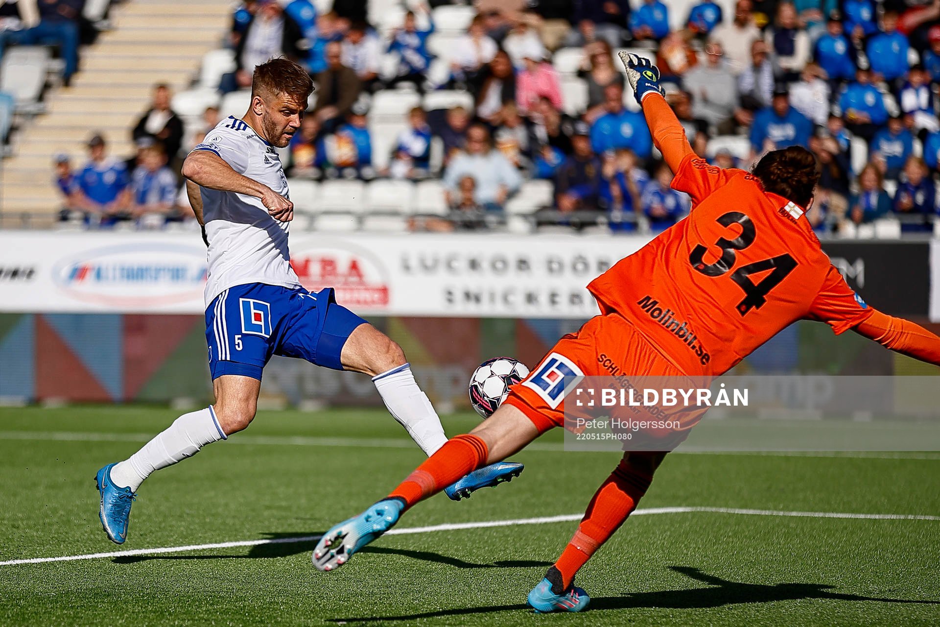 Mål 1-0 av IFK Norrköpings Christoffer Nyman förbi