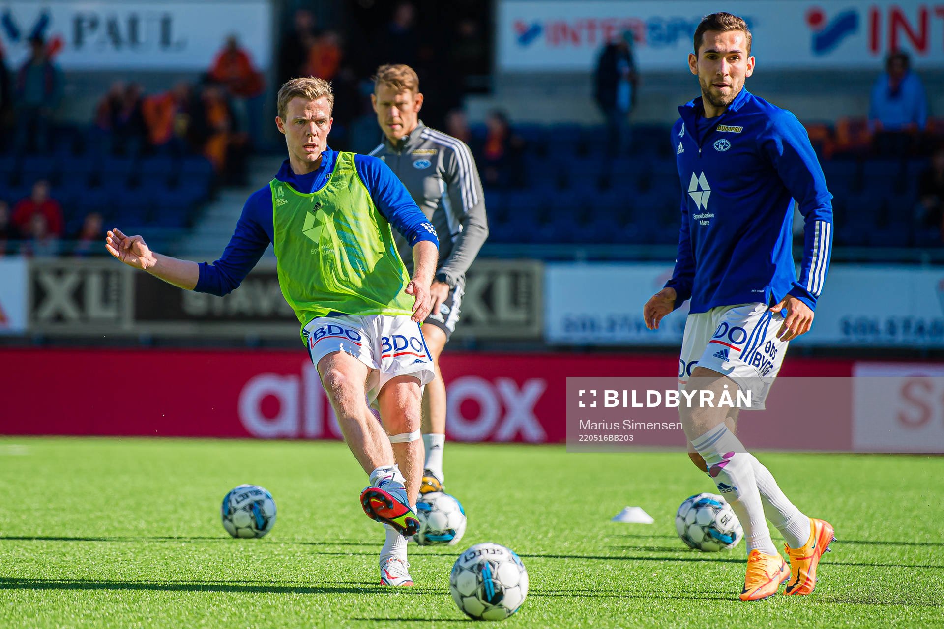Erling Knudtzon and Benjamin Tiedemann Hansen of Molde
