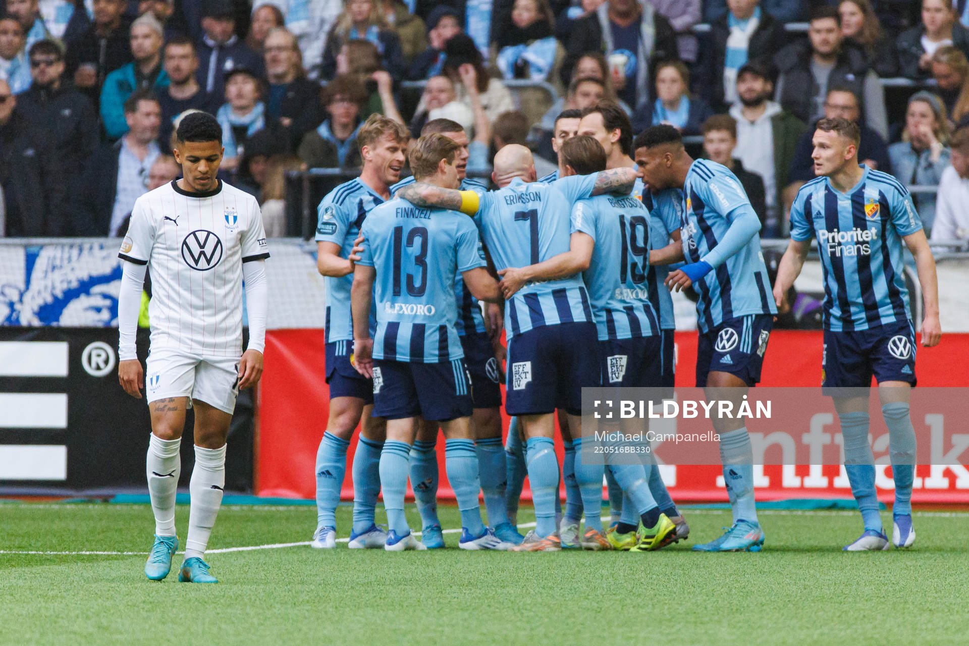 Malmö FFs Romain Gall deppar