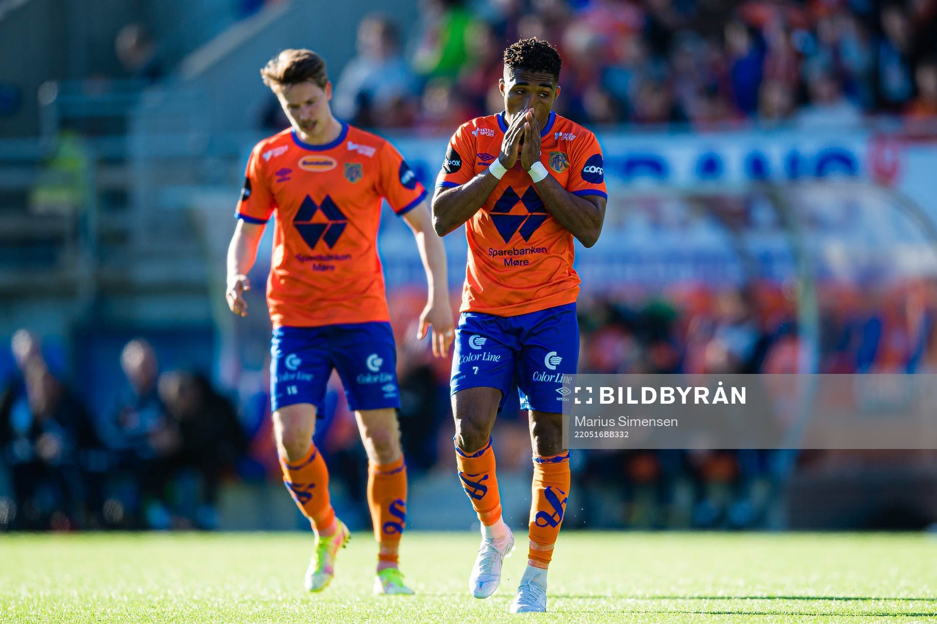 Erikson Spinola Lima of Aalesund looks dejected
