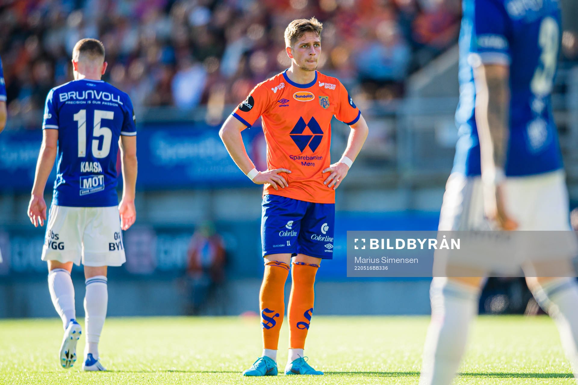 Simen Bolkan Nordli of Aalesund looks dejected