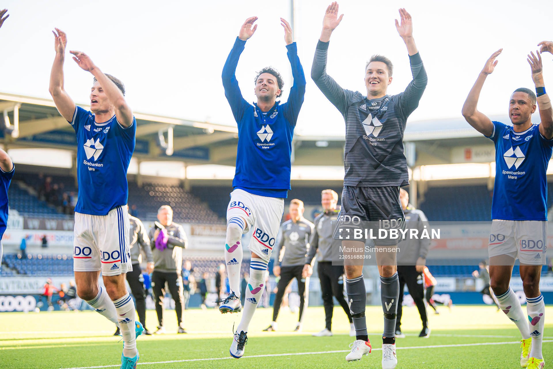 Kristoffer Haugen, Rafik Zekhnini and Jacob Karlstrøm of