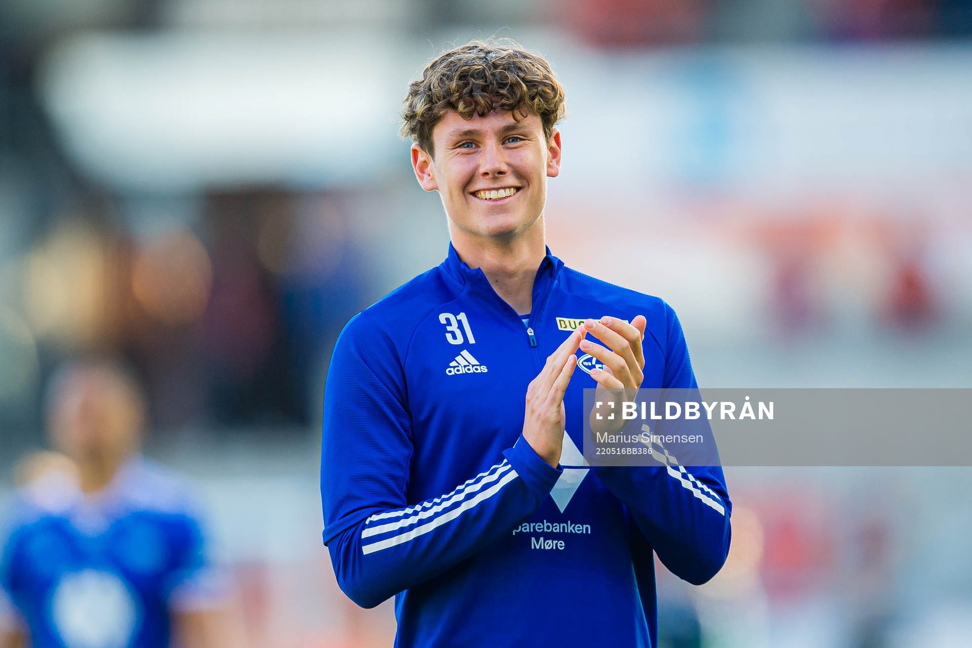 Mathias Johan Fjørtoft Løvik of Molde celebrates