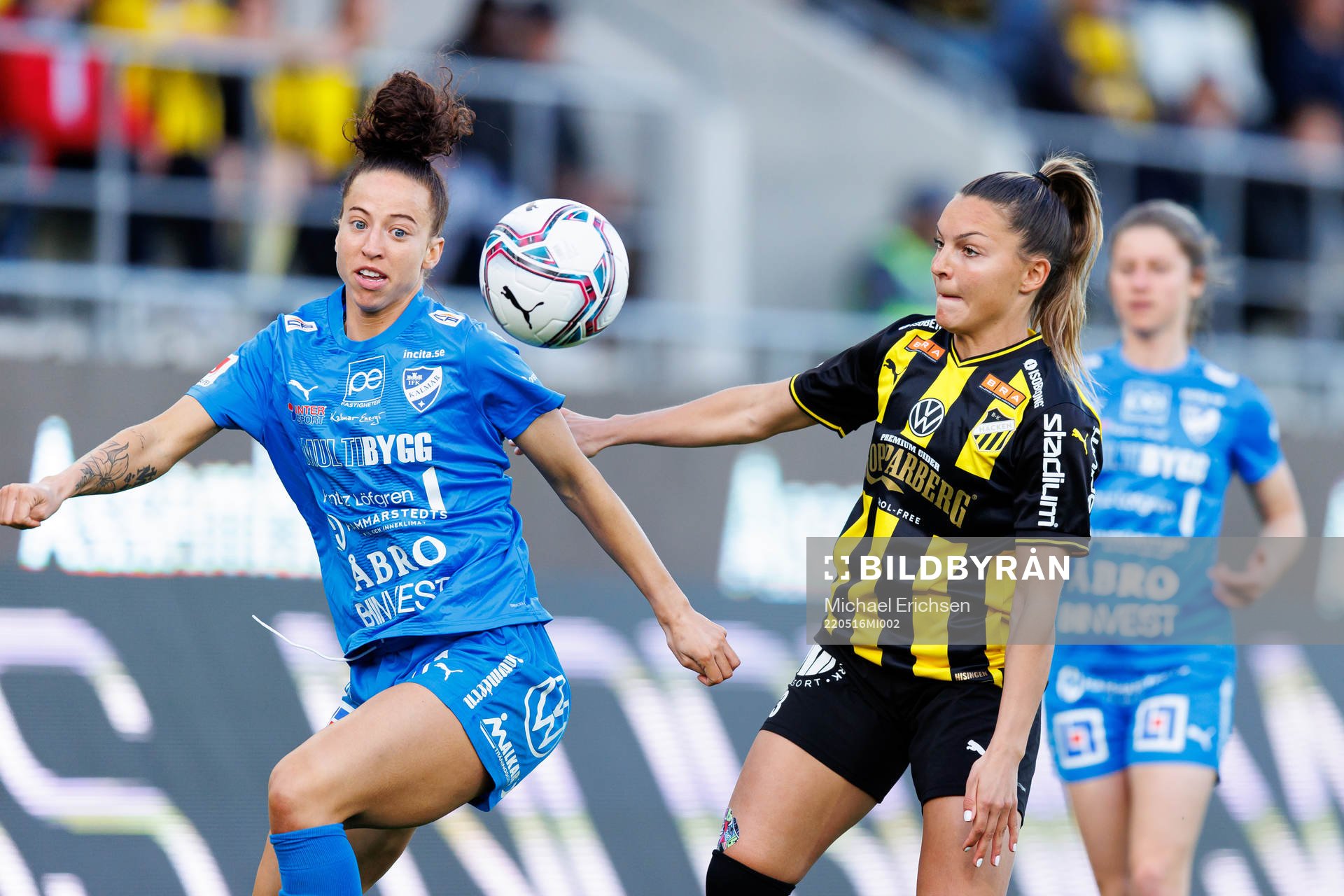 Kalmars Antoinette Jewel Williams och Häckens Johanna