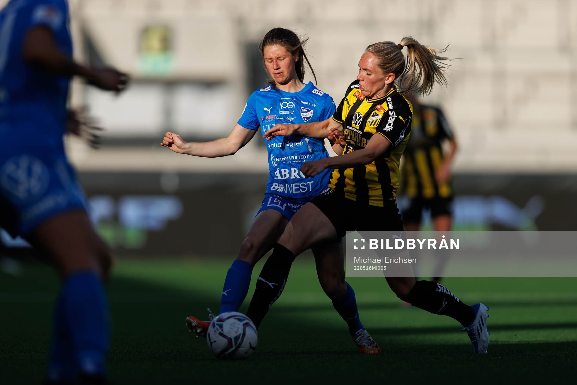 Kalmars Charléne Nowotny och Häckens Elin Rubensson